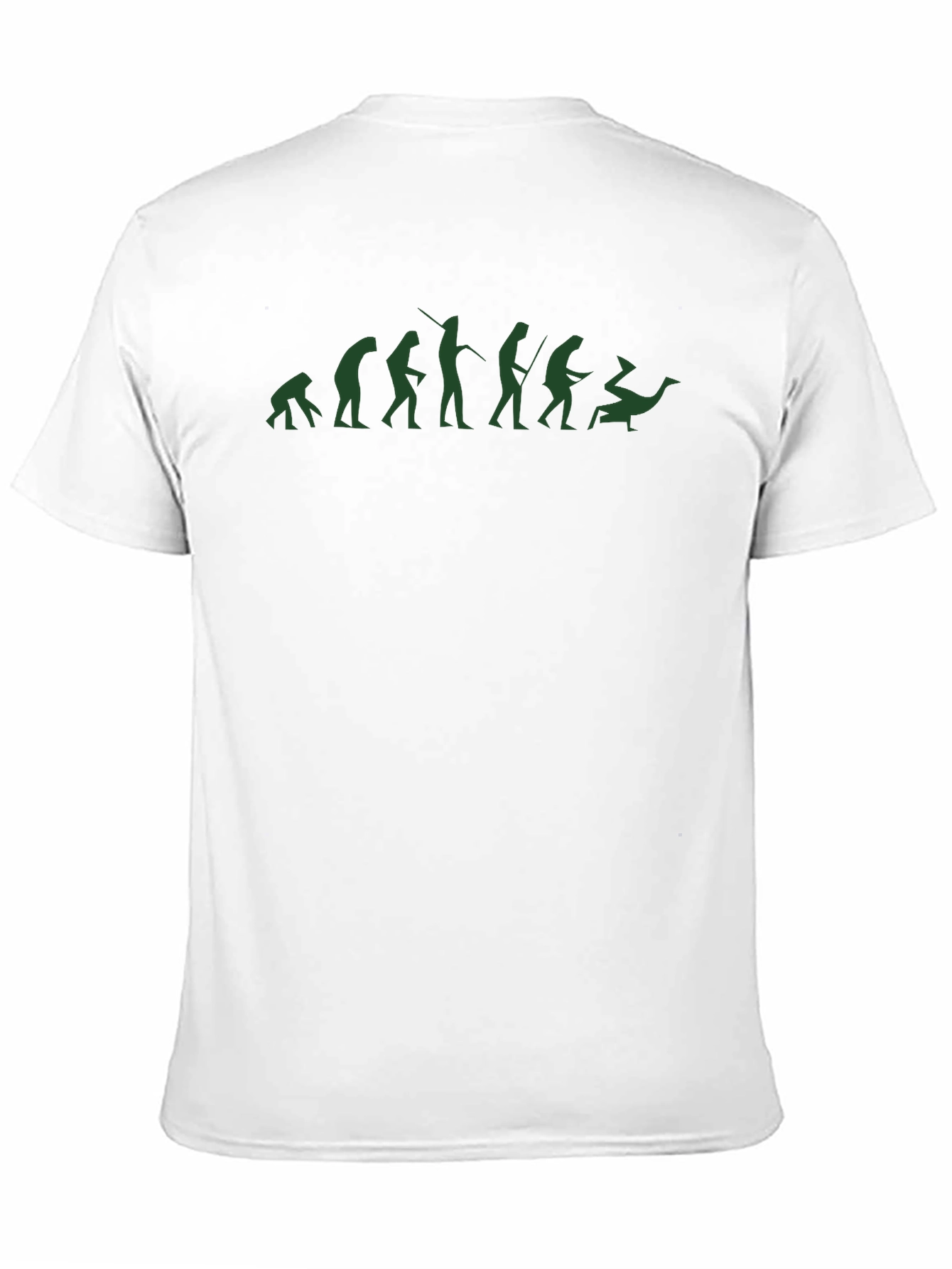 Evolution of Man T-Shirt - Black Cotton Blend