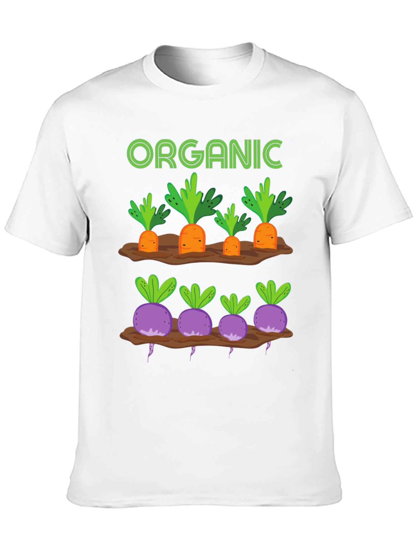 Organic Vegetable Graphic T-Shirt