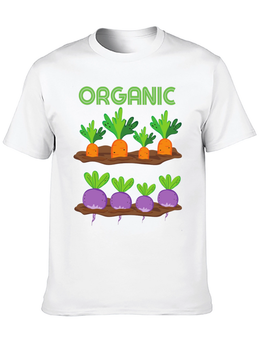 Organic Vegetable Graphic T-Shirt