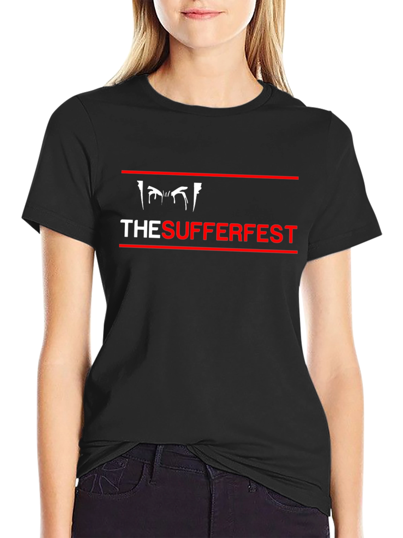 The Sufferfest Graphic Tee - Black Cotton Blend