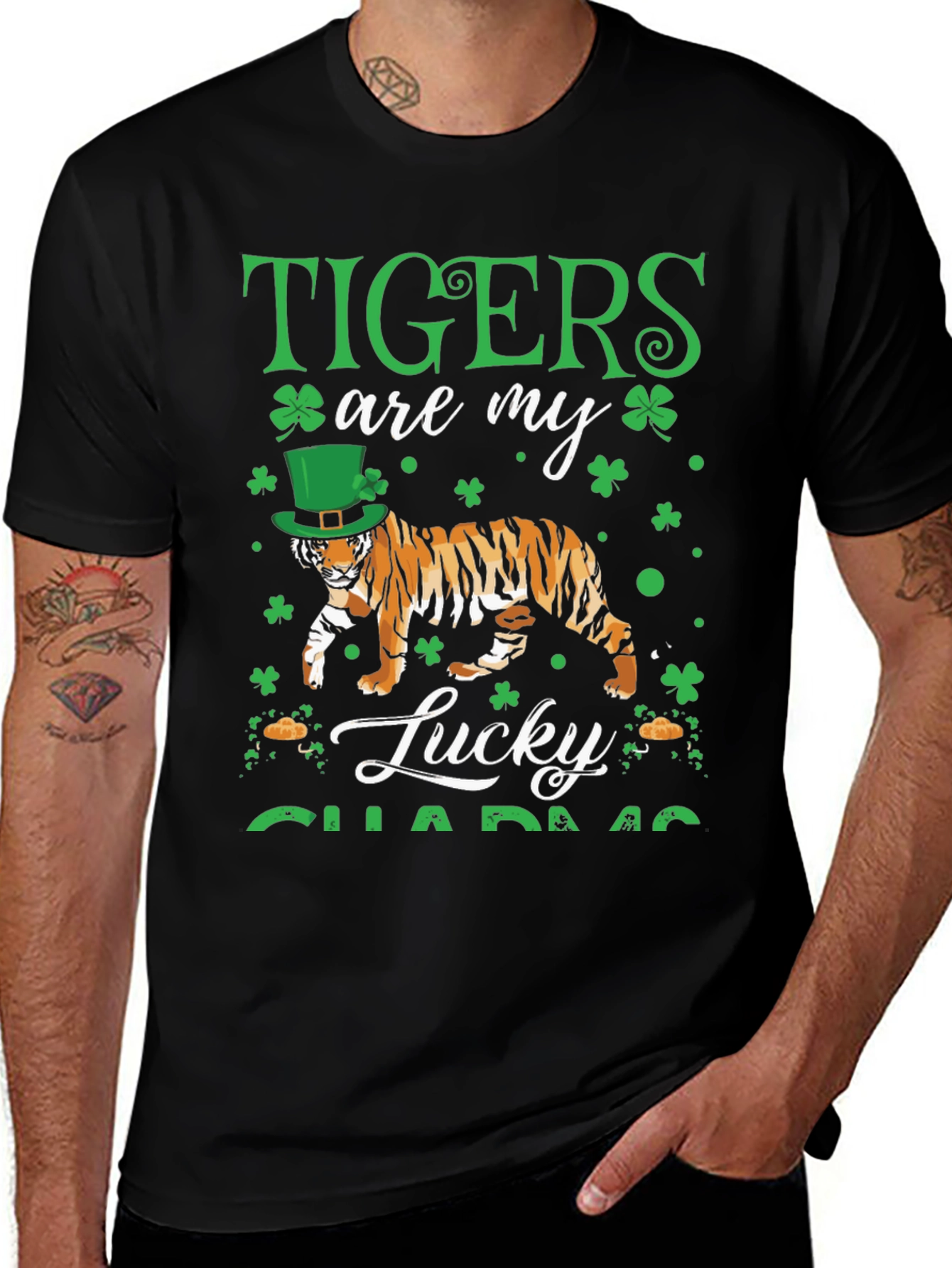 Lucky Tigers St. Patricks Day T-Shirt
