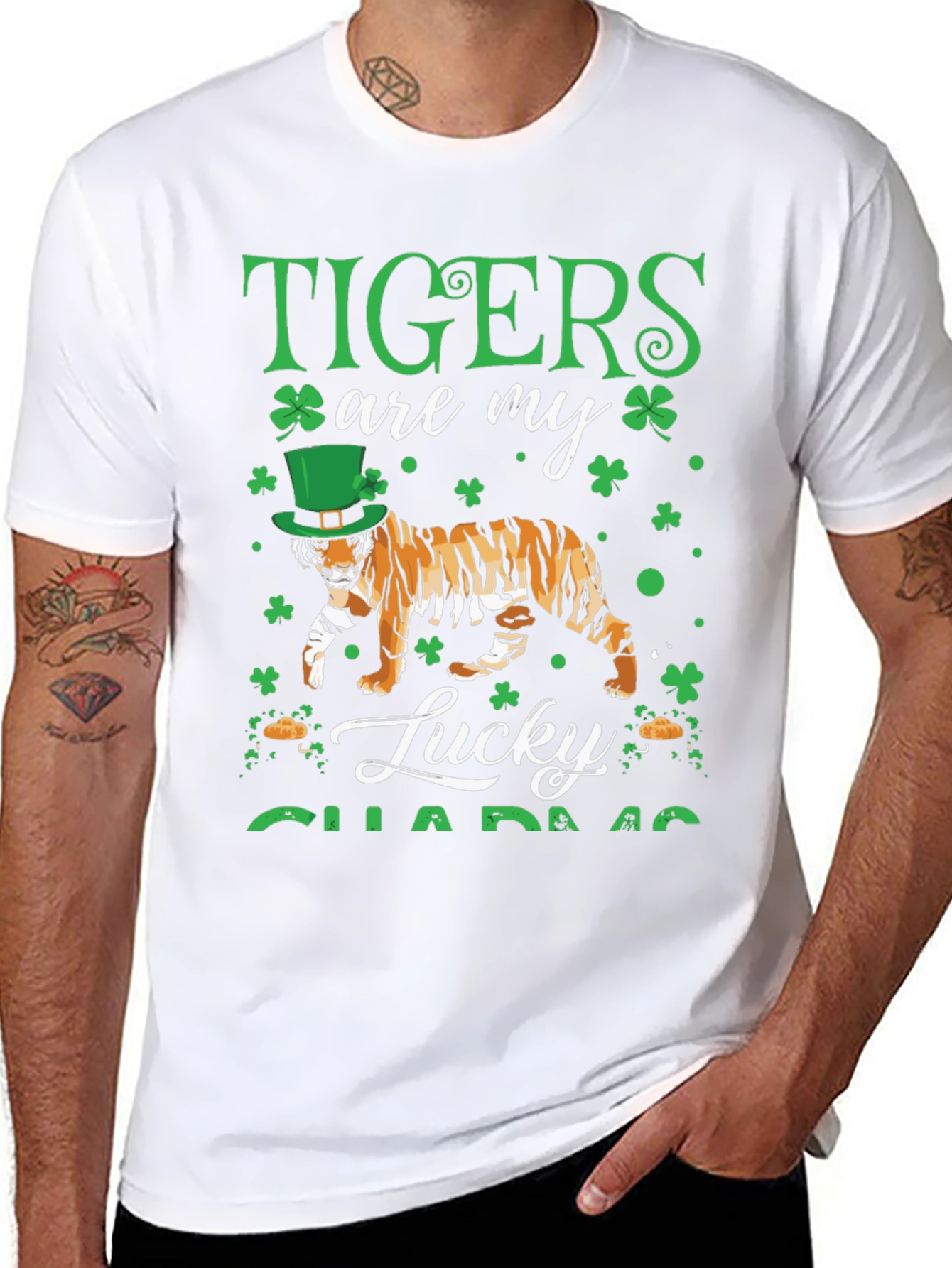 Lucky Tigers St. Patricks Day T-Shirt