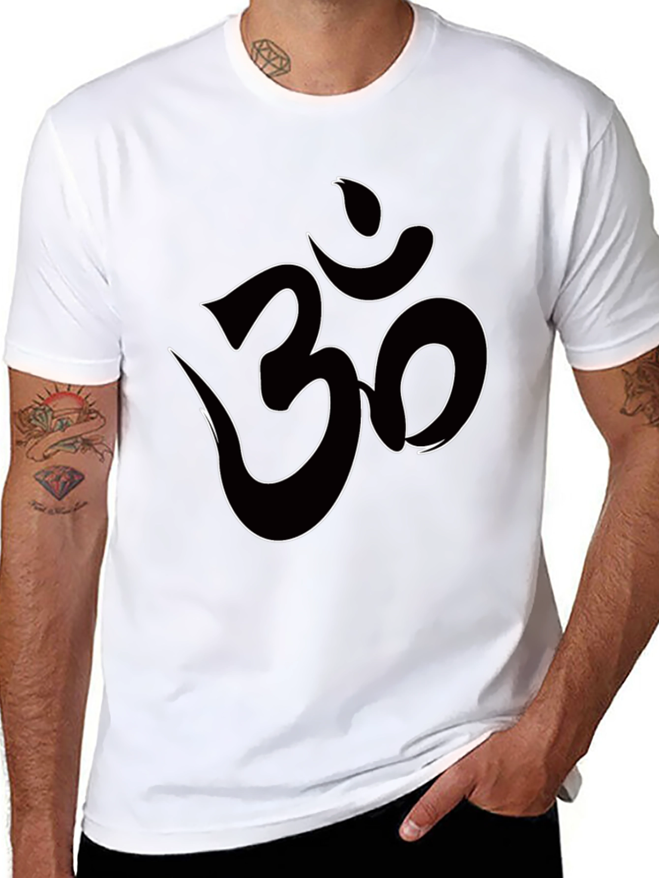 Om Symbol Graphic Tee - Yoga & Meditation Shirt
