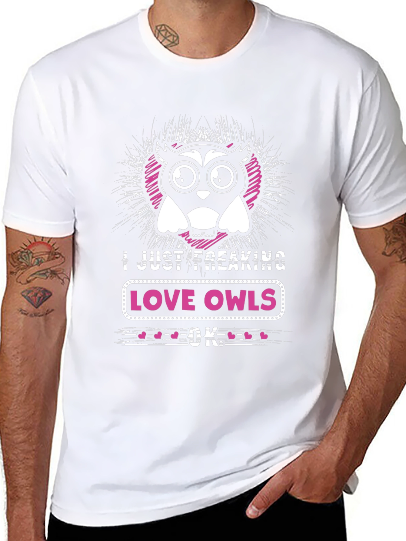 I Love Owls Graphic T-Shirt