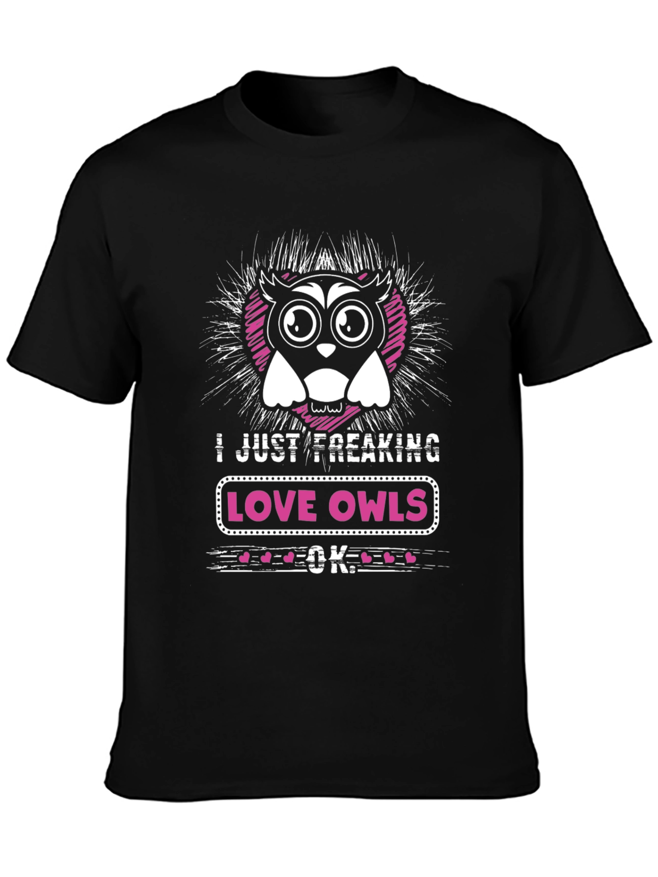 I Love Owls Graphic T-Shirt