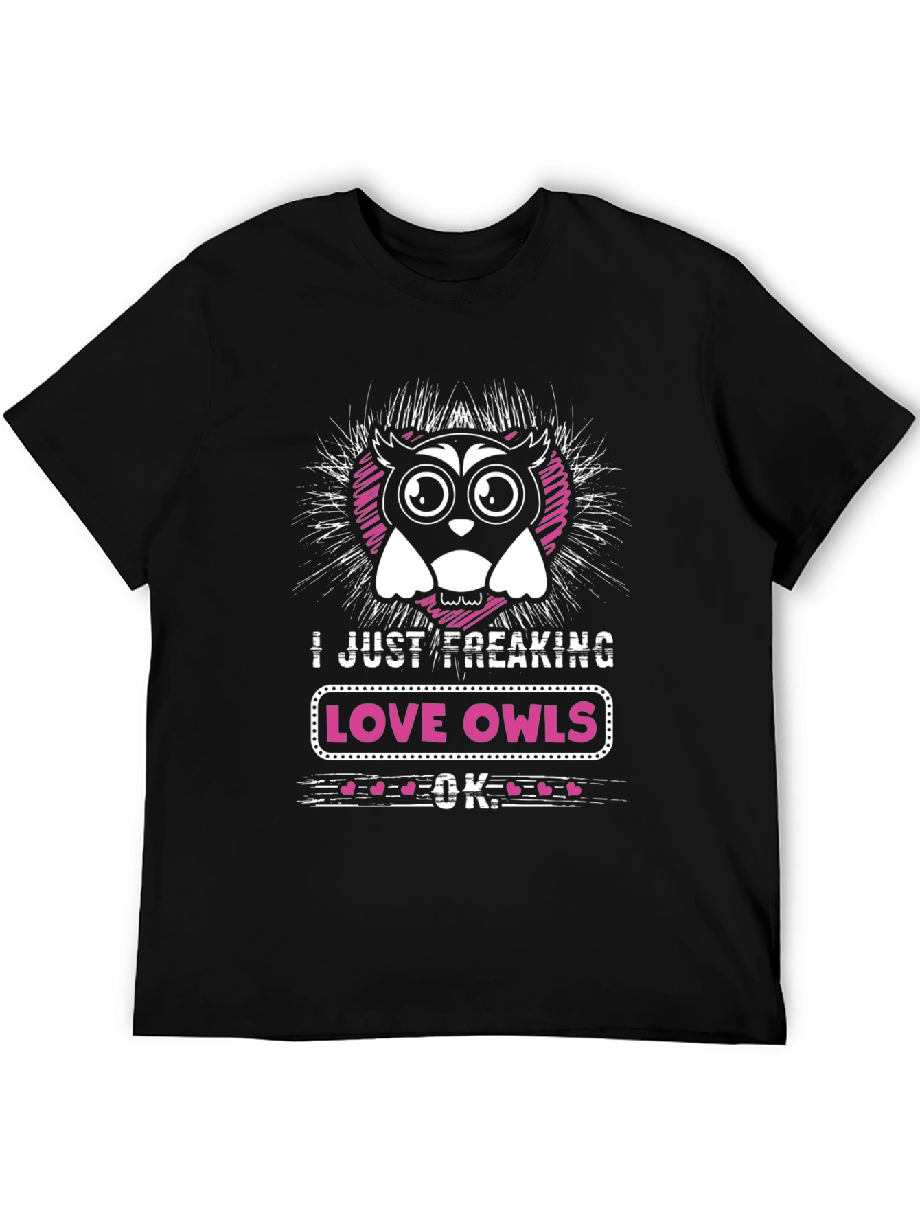 I Love Owls Graphic T-Shirt
