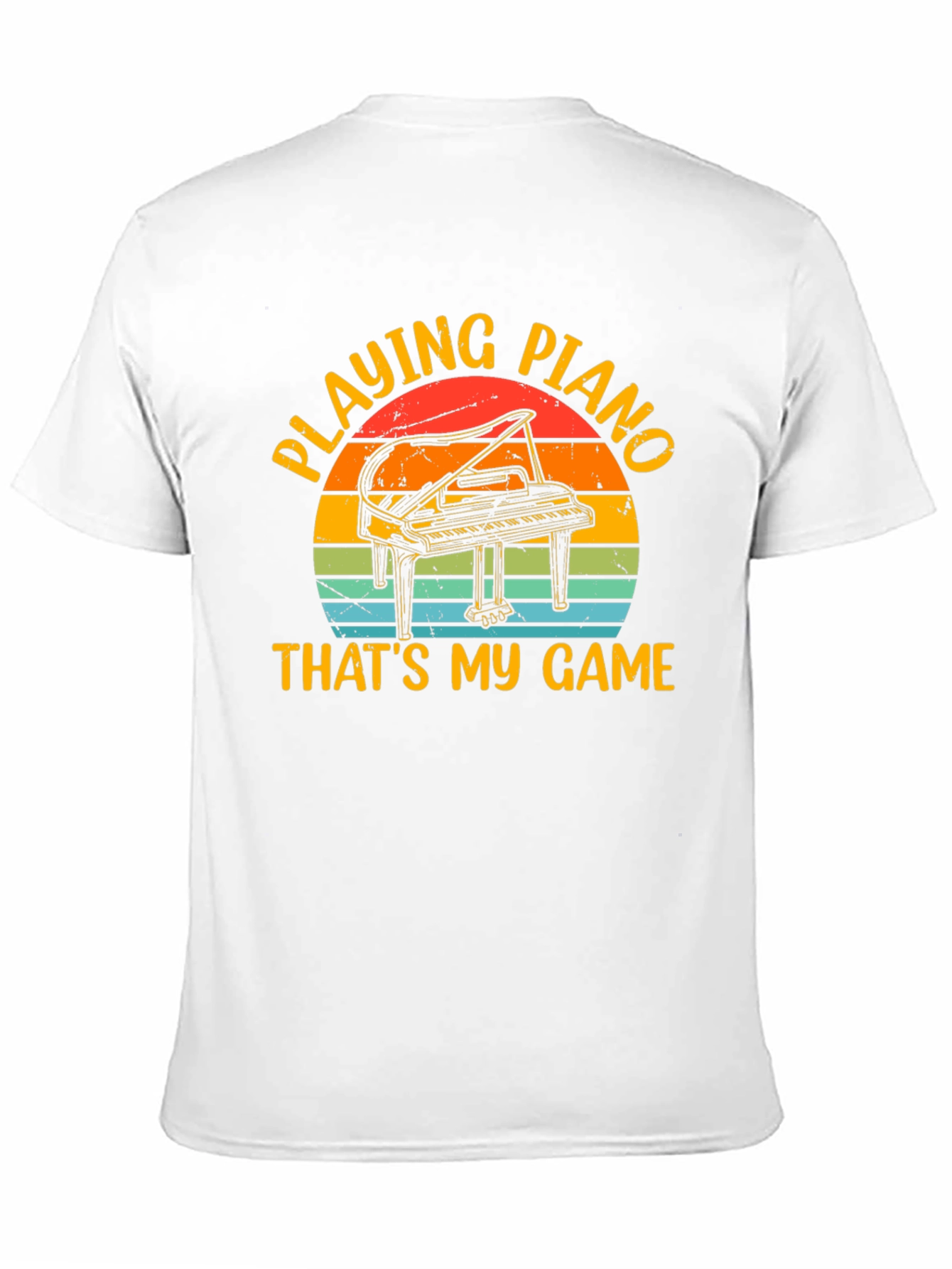 Piano Player T-Shirt - Thats My Game Retro Style