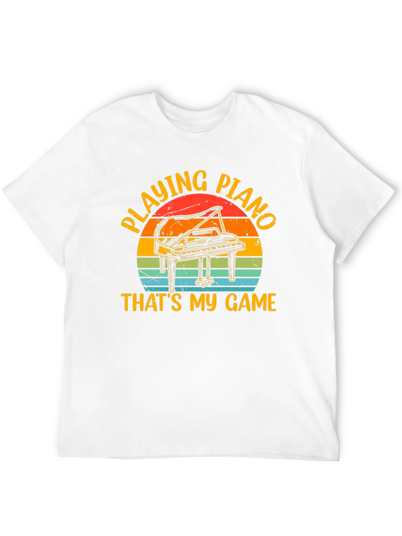Piano Player T-Shirt - Thats My Game Retro Style