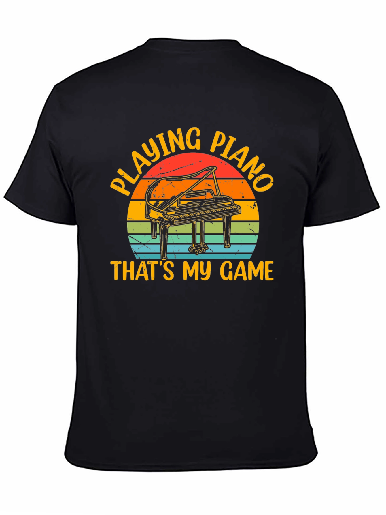 Piano Player T-Shirt - Thats My Game Retro Style