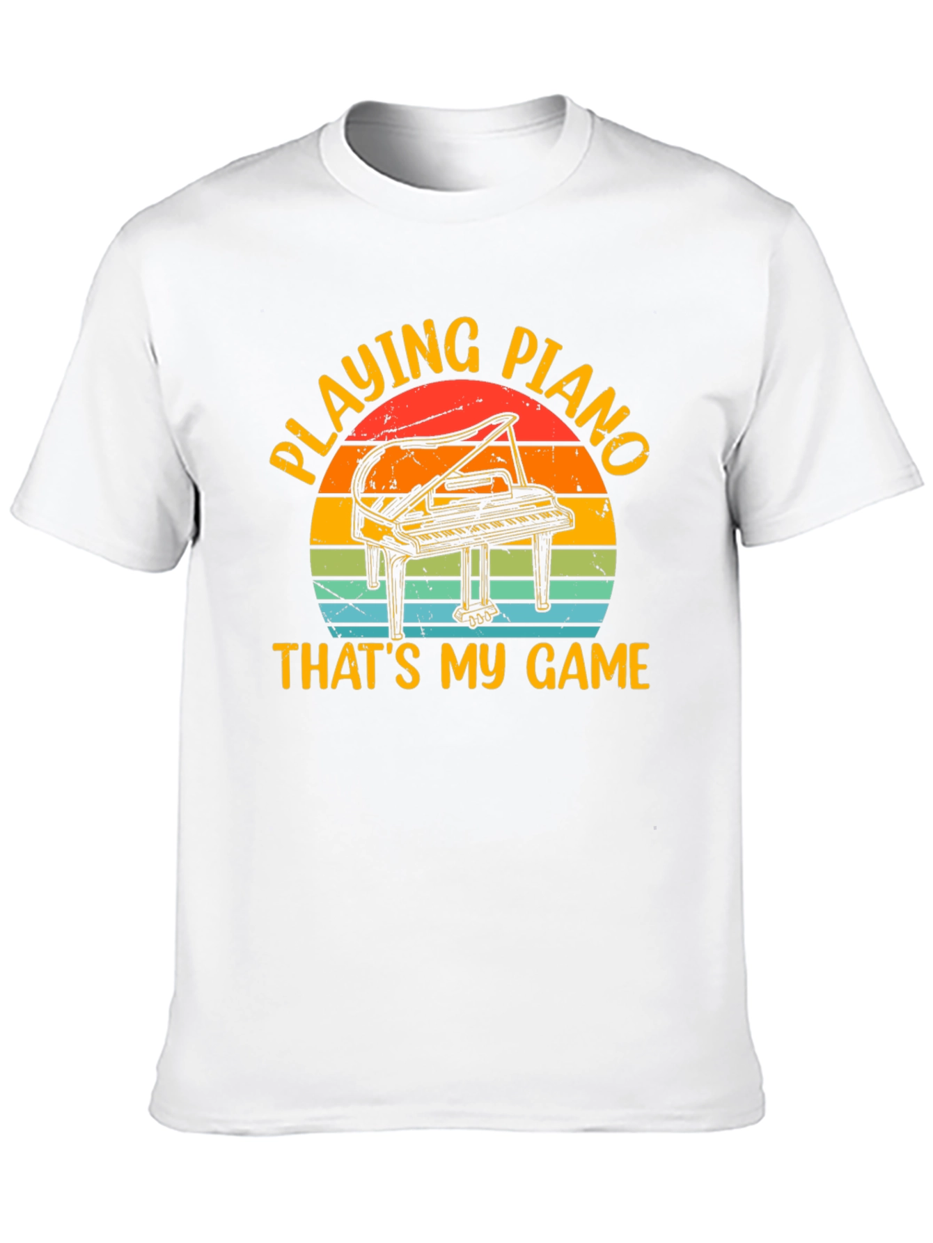 Piano Player T-Shirt - Thats My Game Retro Style