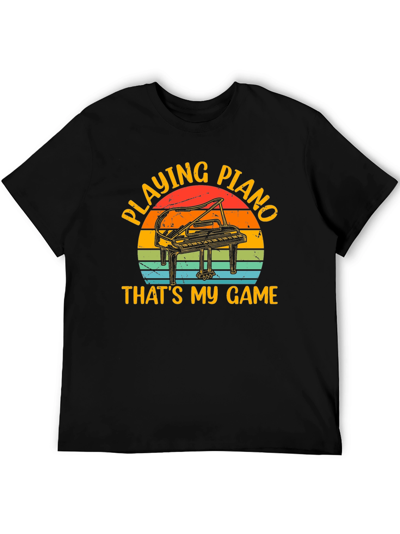 Piano Player T-Shirt - Thats My Game Retro Style