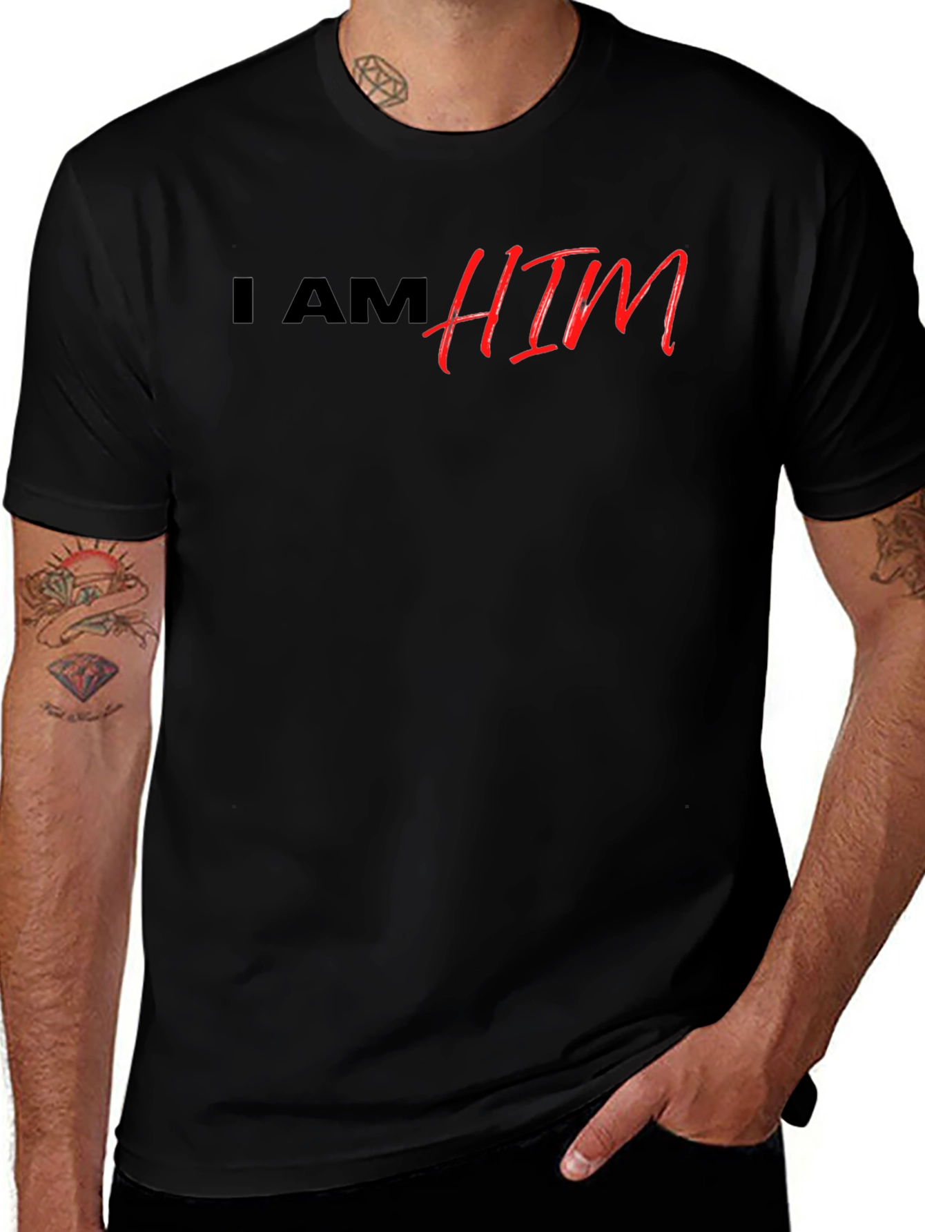 I AM HIM Graphic Tee - Premium Quality
