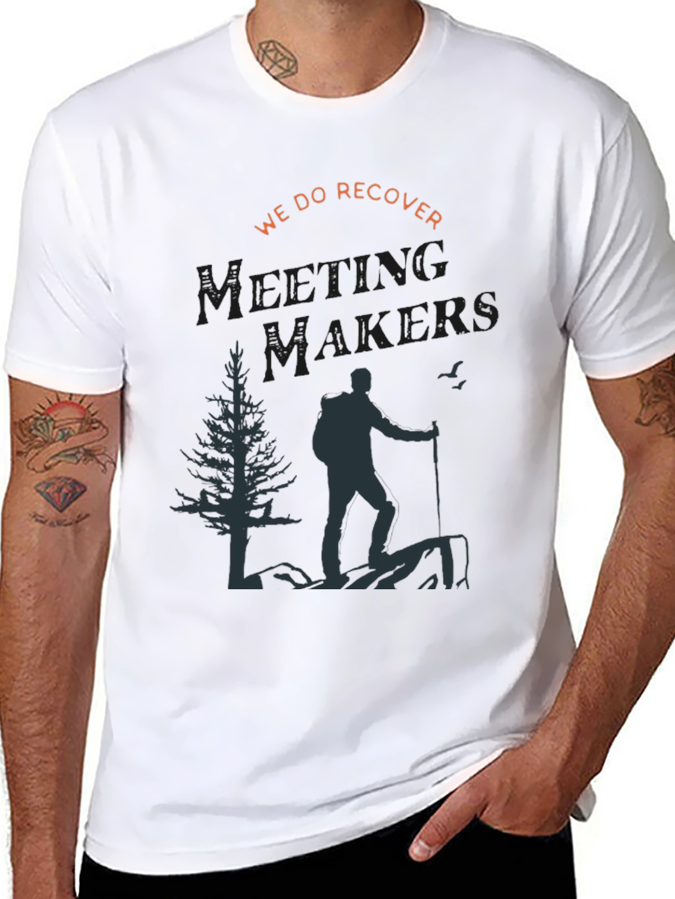 We Do Recover Tee - Meeting Makers Adventure