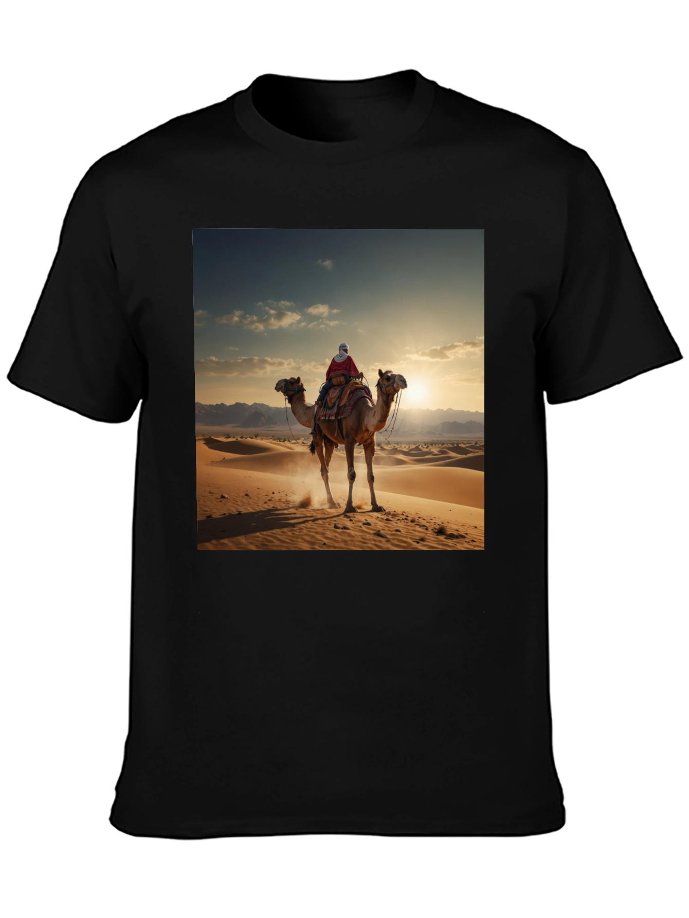 Camel Desert Graphic T-Shirt
