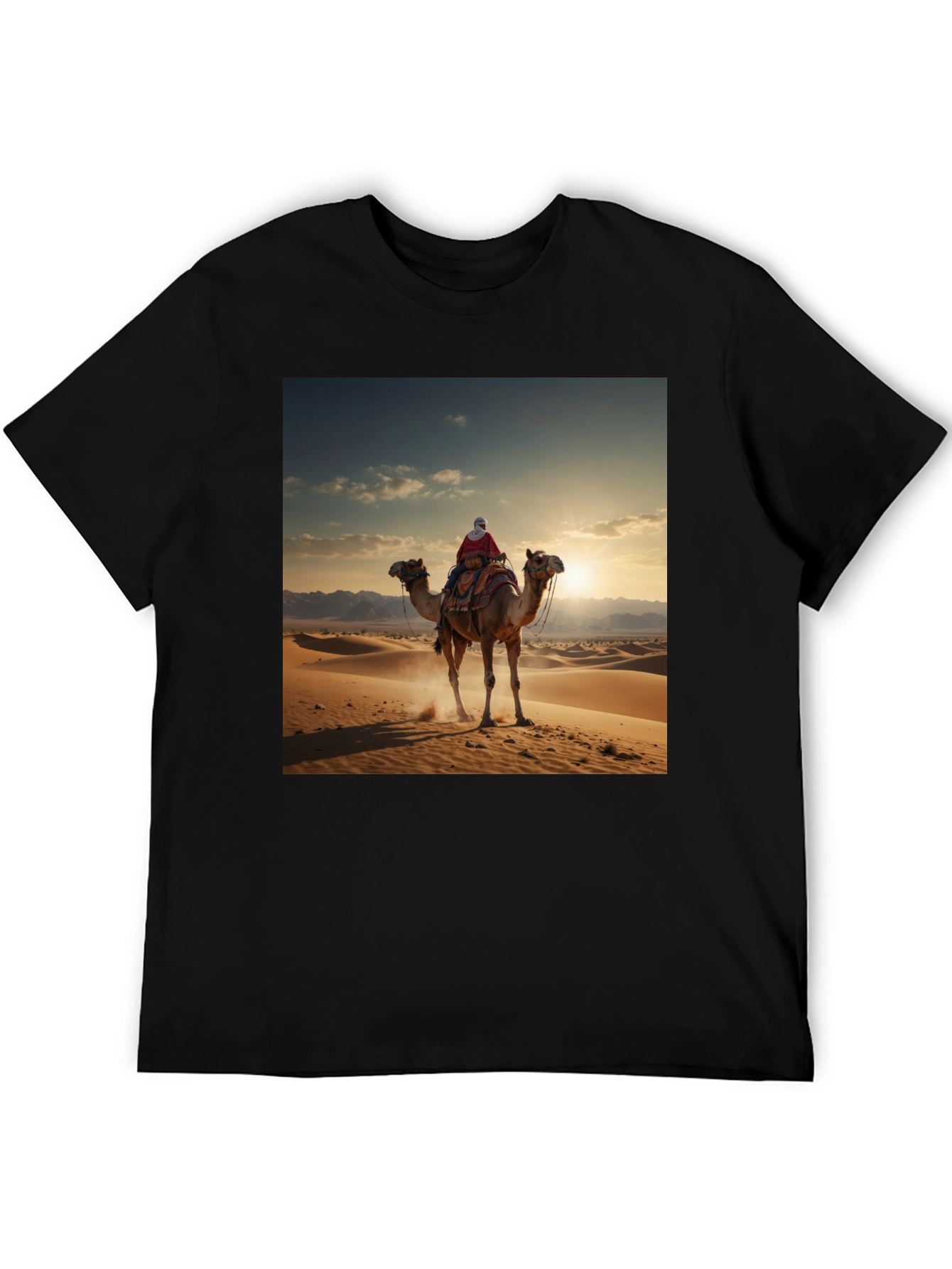 Camel Desert Graphic T-Shirt
