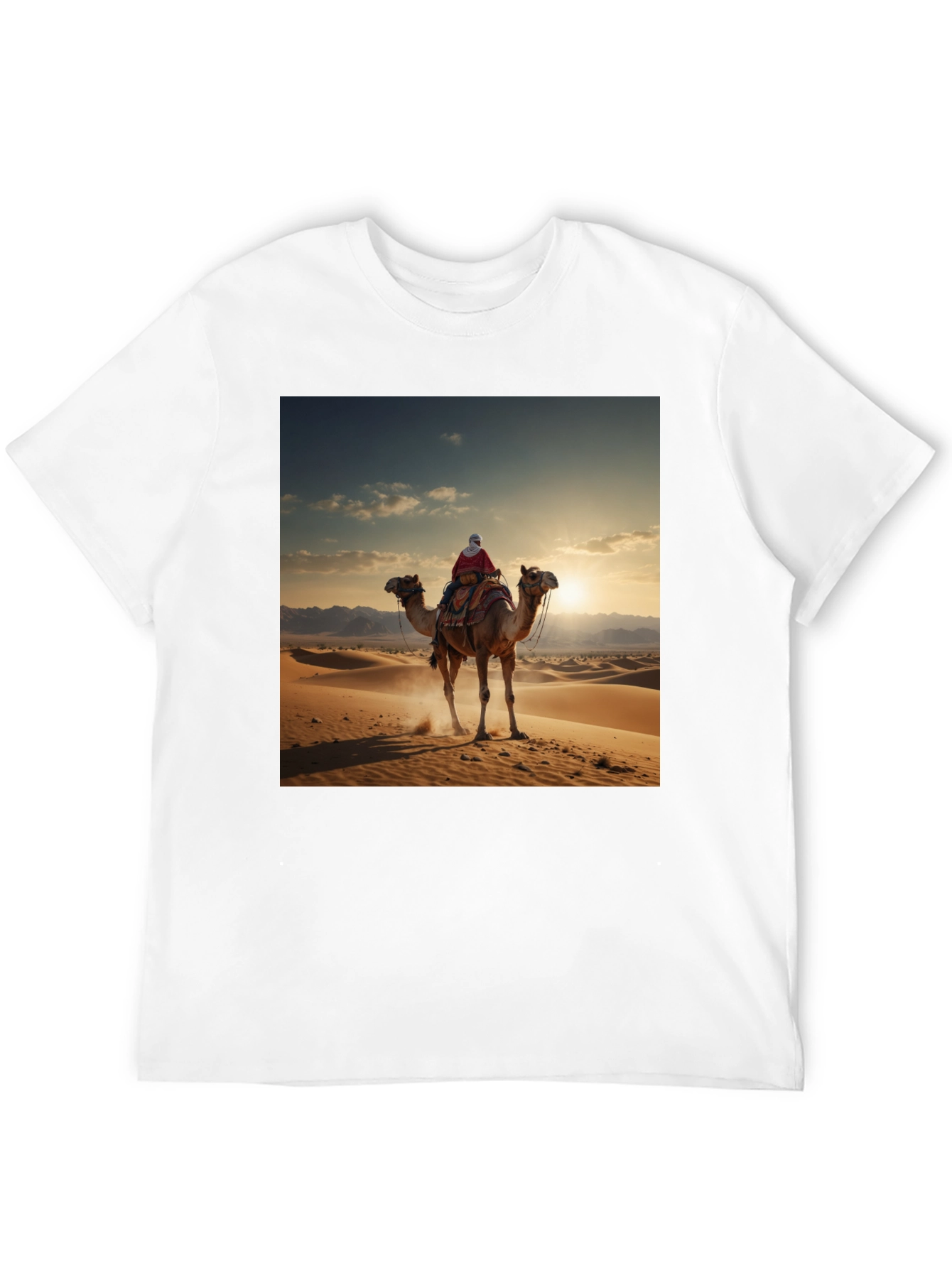 Camel Desert Graphic T-Shirt