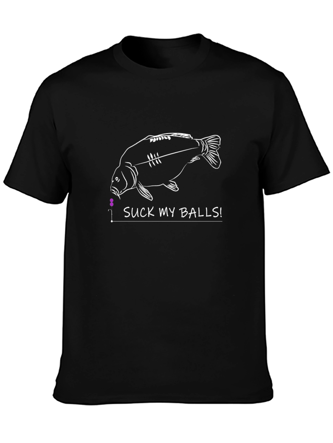 Suck My Balls Fishing T-Shirt