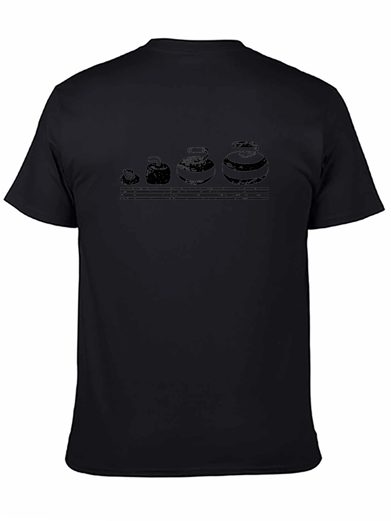 Curling Evolution T-Shirt - Black