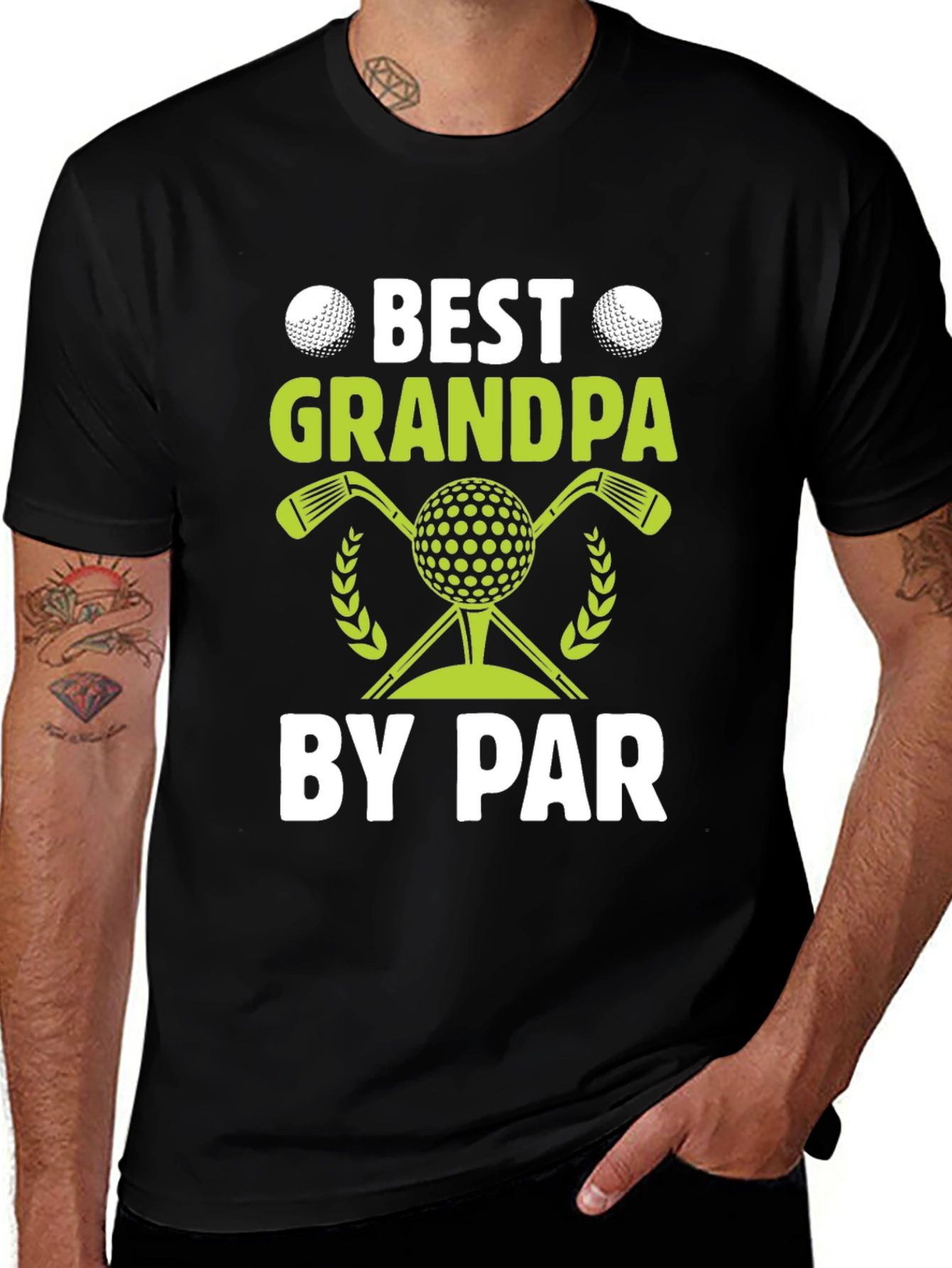 Best Grandpa By Par Golf T-Shirt