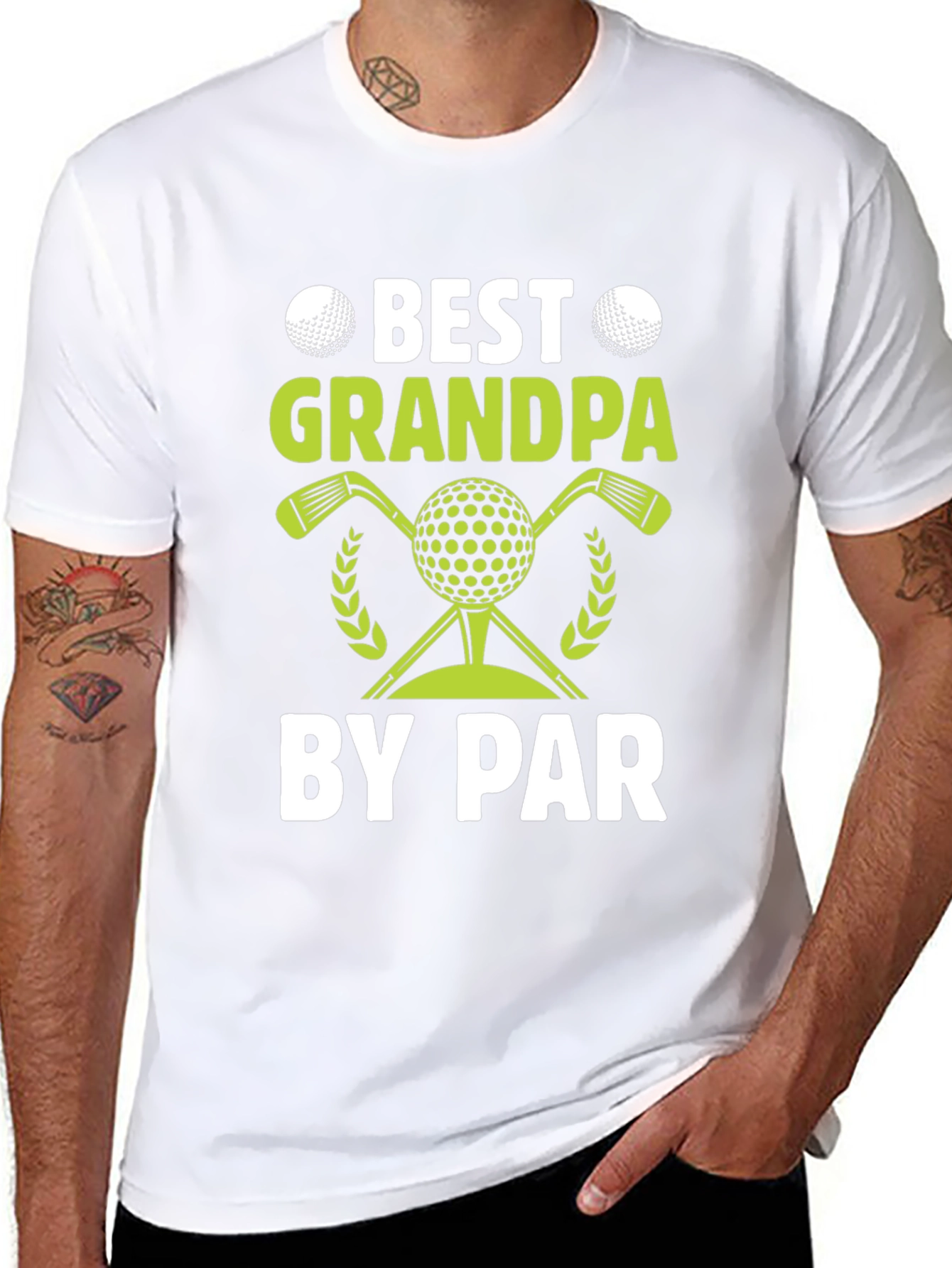 Best Grandpa By Par Golf T-Shirt