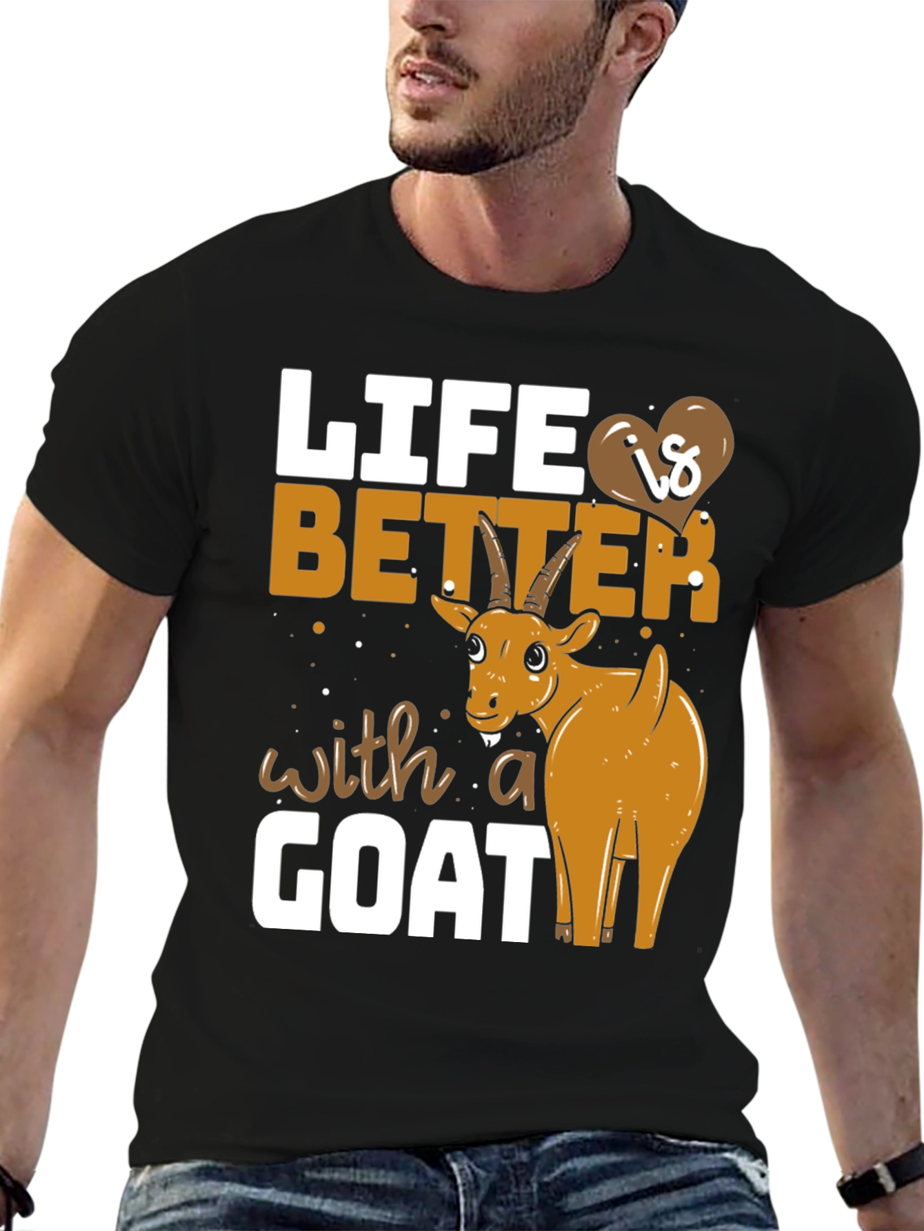Life is Better with a Goat T-Shirt