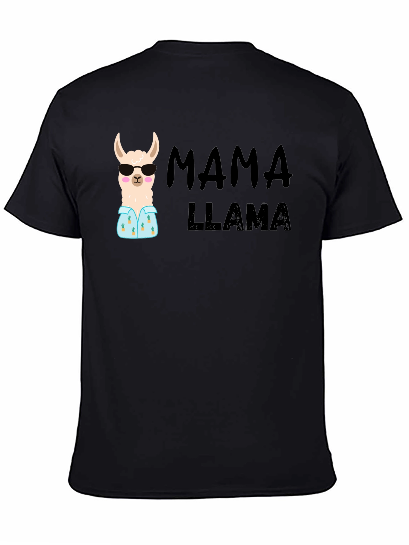Mama Llama Graphic Tee - Cute Womens T-Shirt