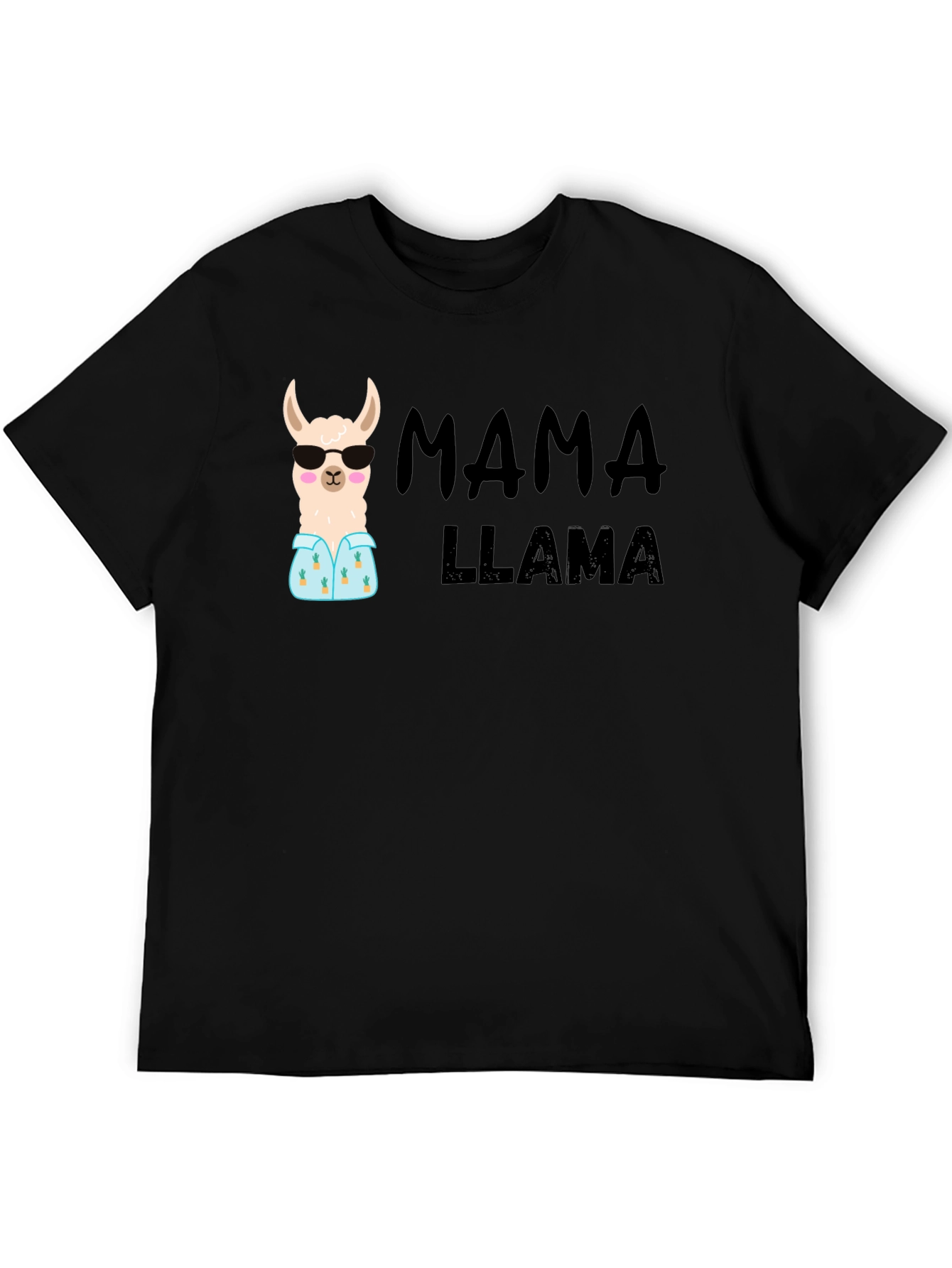 Mama Llama Graphic Tee - Cute Womens T-Shirt