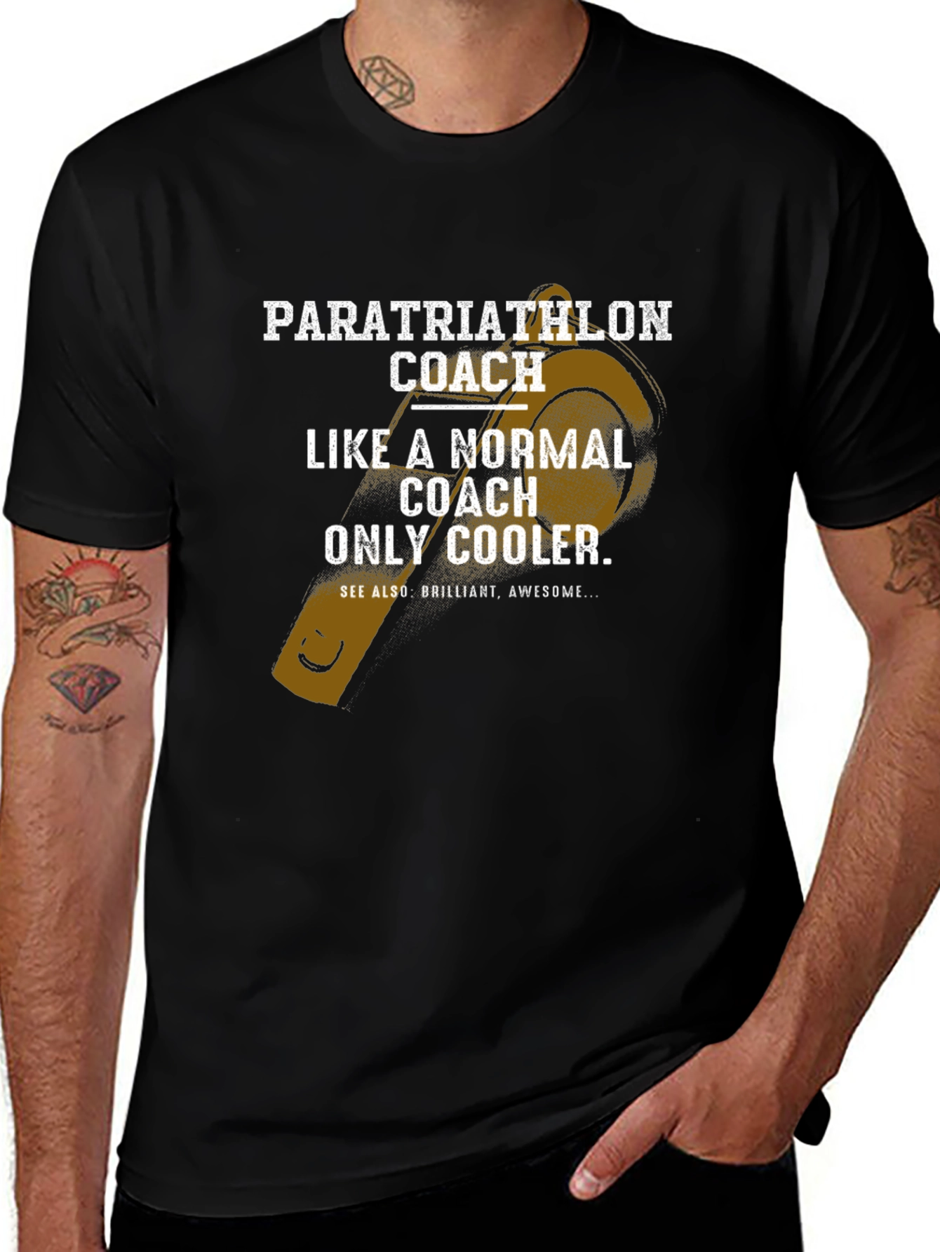 Paratriathlon Coach T-Shirt - Cool Coach Gift