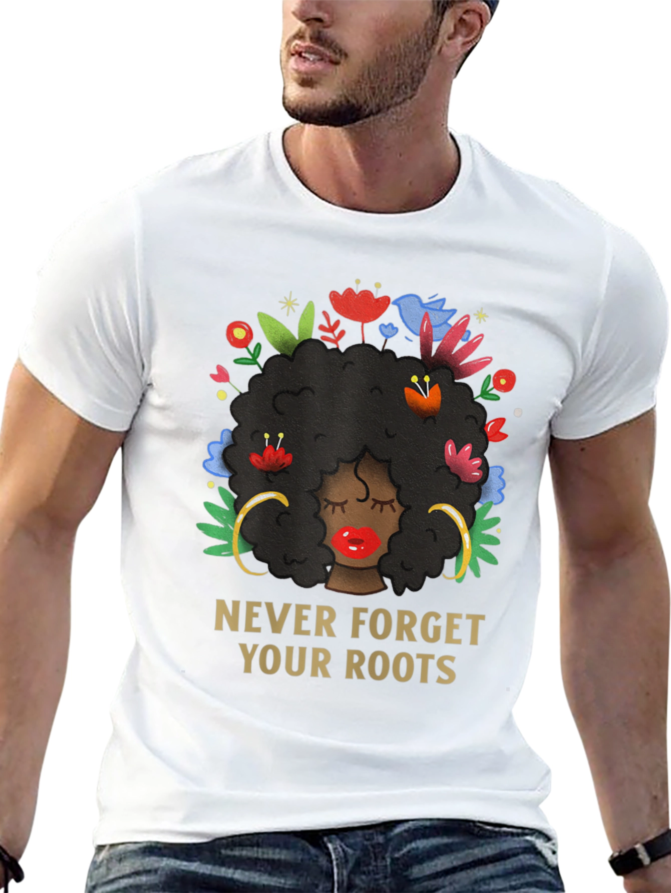 Never Forget Your Roots Black Pride T-Shirt
