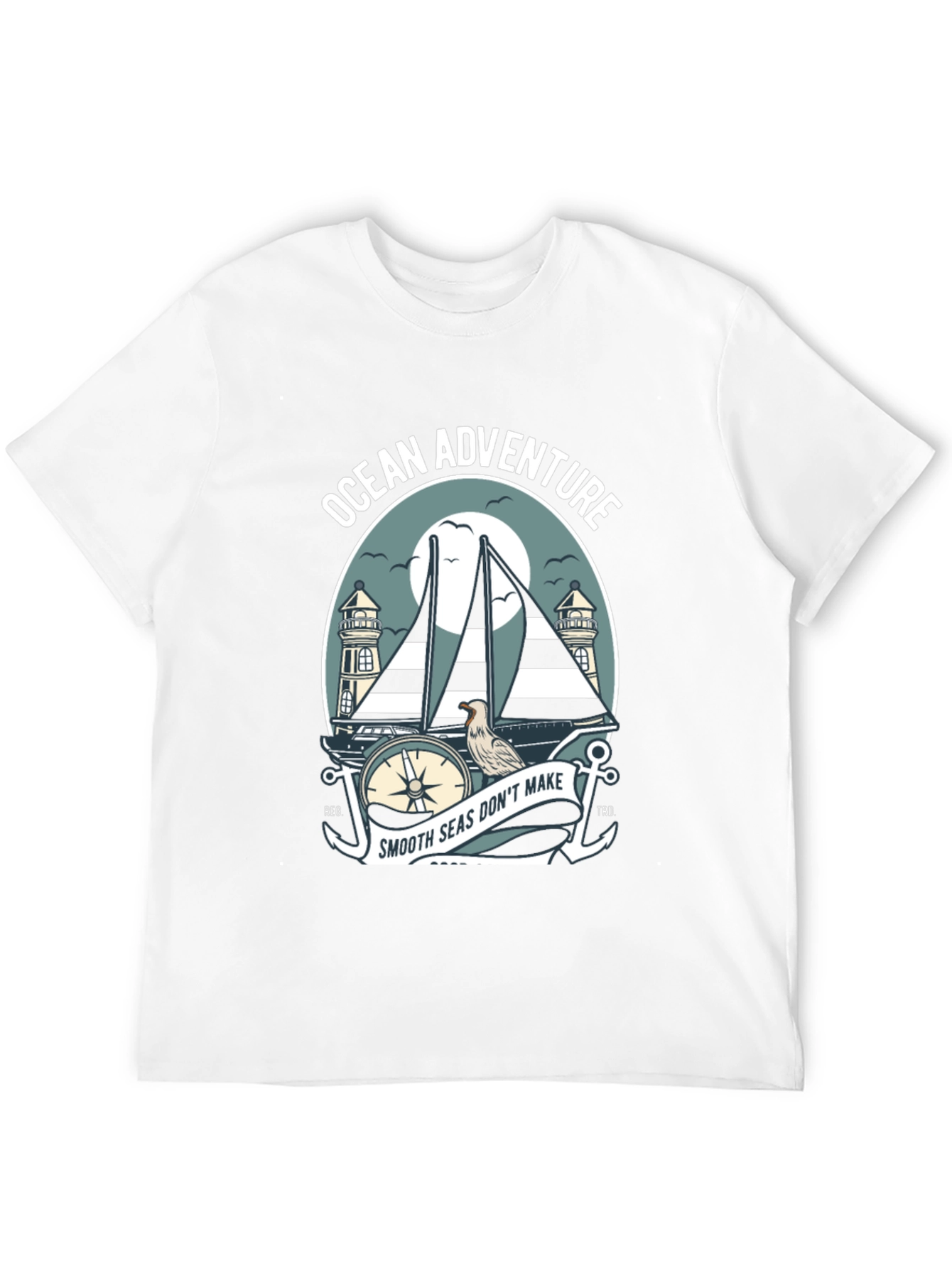 Ocean Adventure T-Shirt - Nautical Sailboat Design