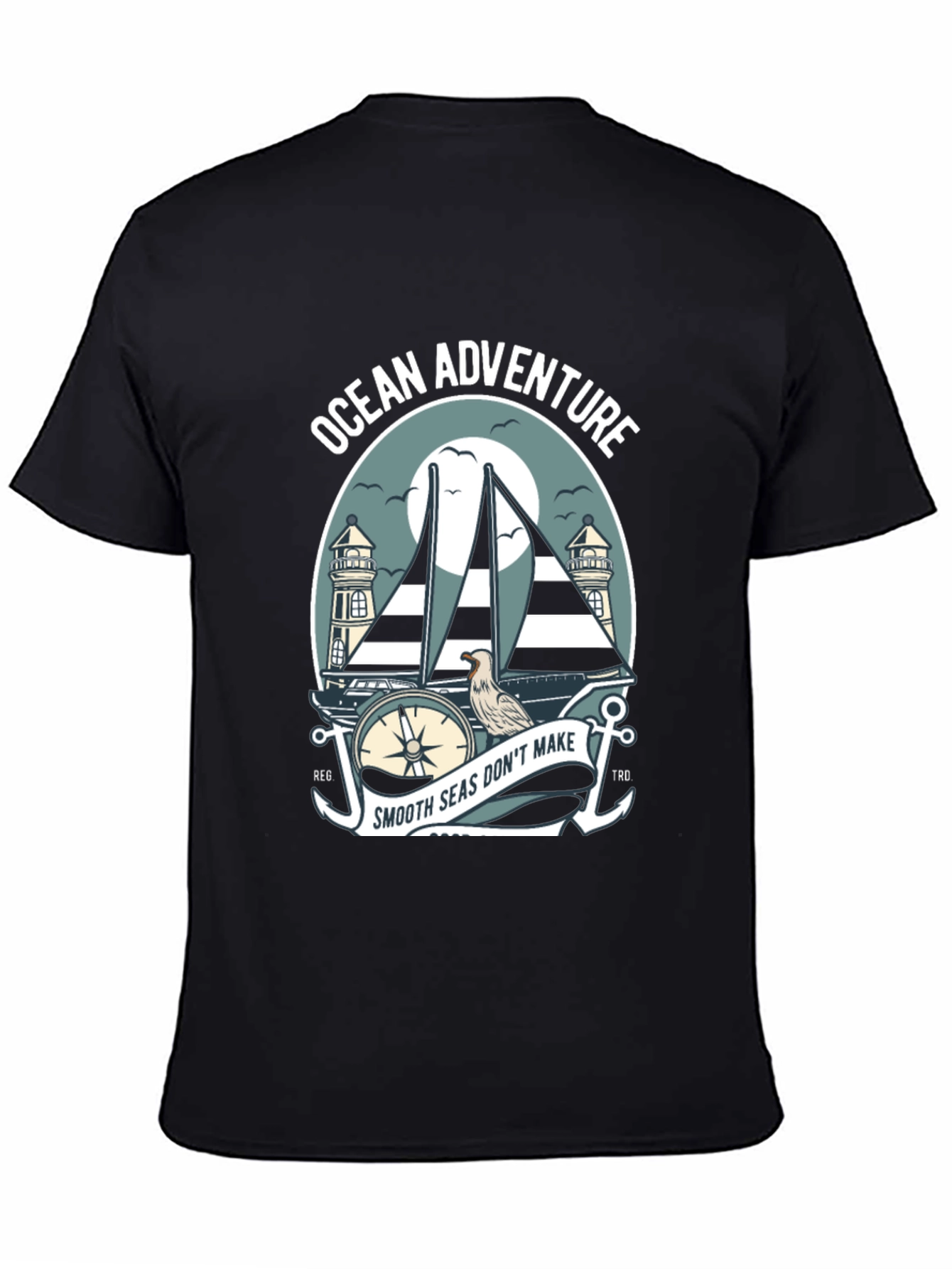 Ocean Adventure T-Shirt - Nautical Sailboat Design