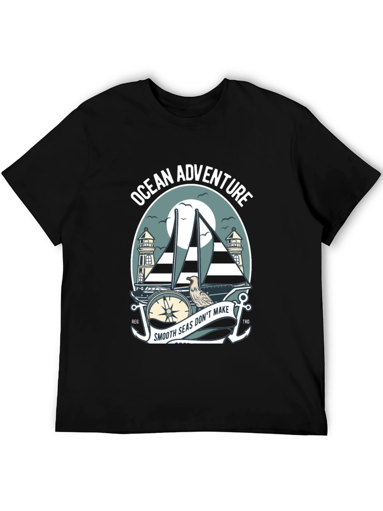 Ocean Adventure T-Shirt - Nautical Sailboat Design