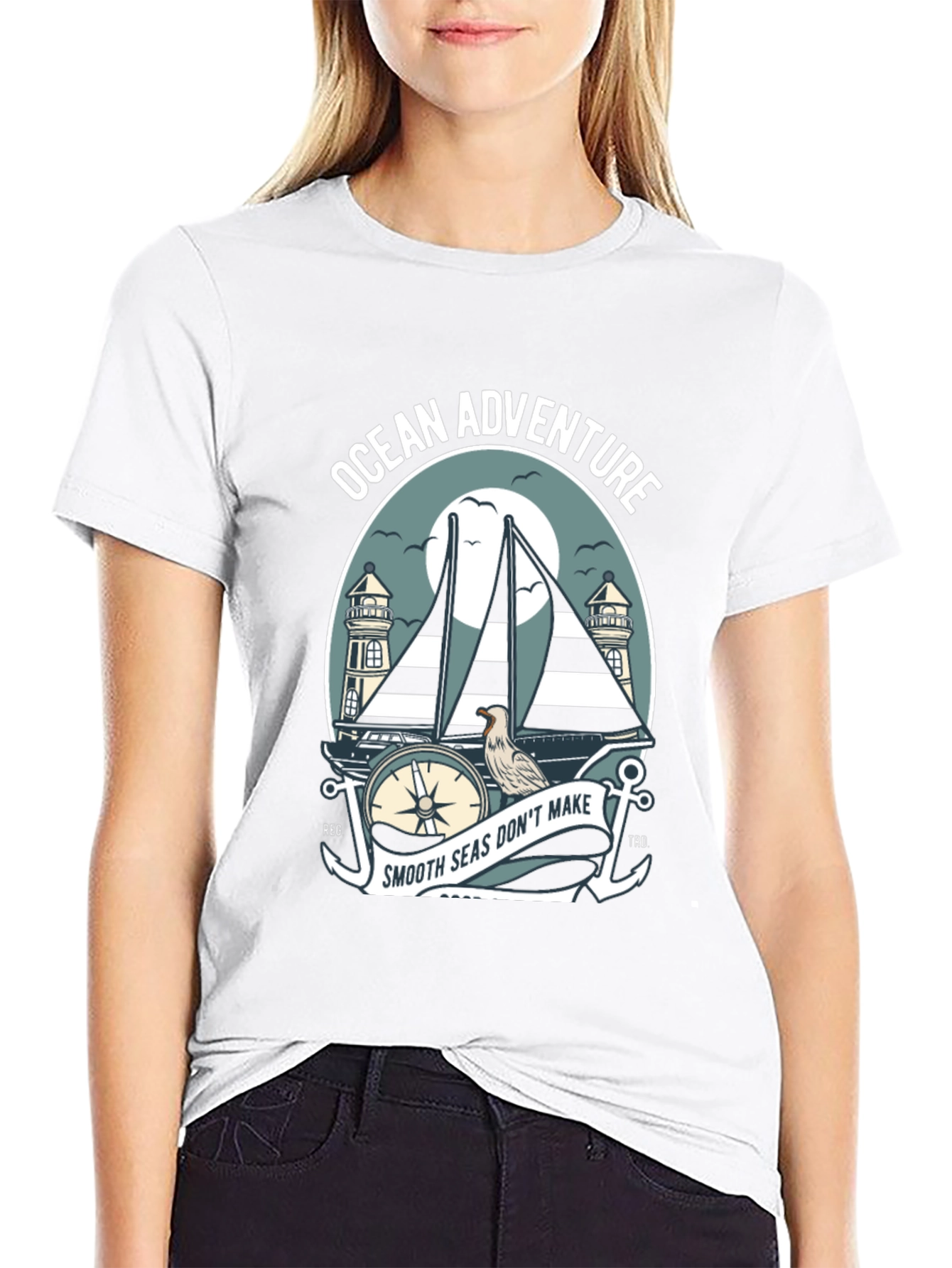 Ocean Adventure T-Shirt - Nautical Sailboat Design