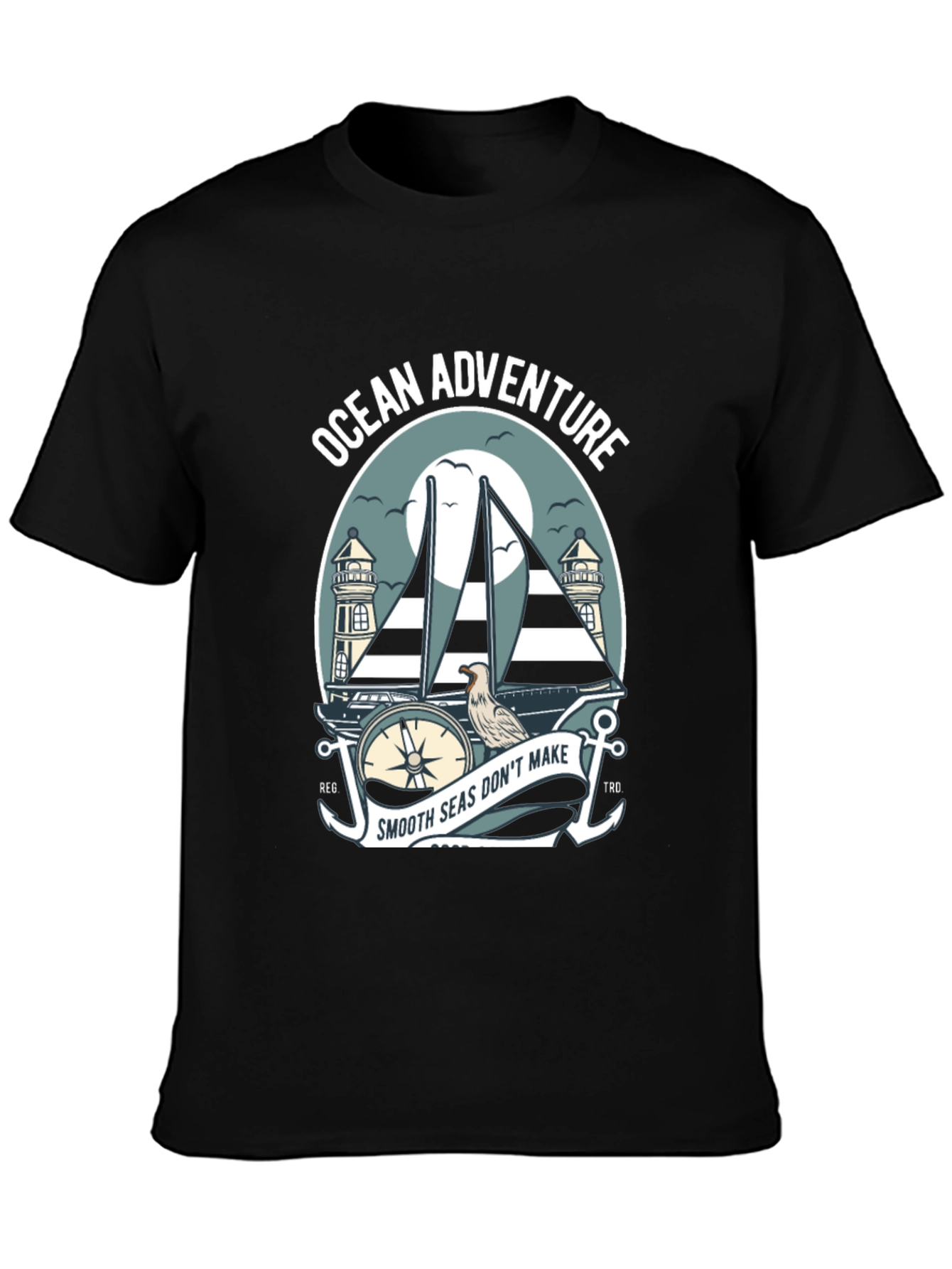 Ocean Adventure T-Shirt - Nautical Sailboat Design