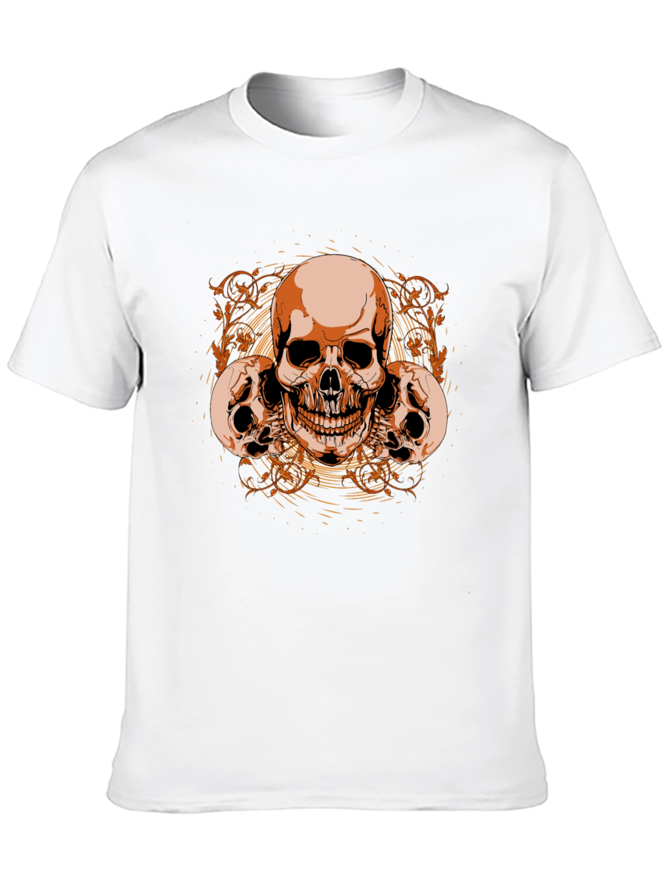 Skull Graphic Tee - Mens Fashion T-Shirt