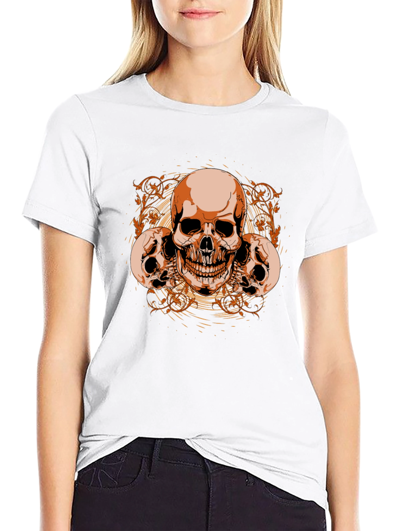 Skull Graphic Tee - Mens Fashion T-Shirt