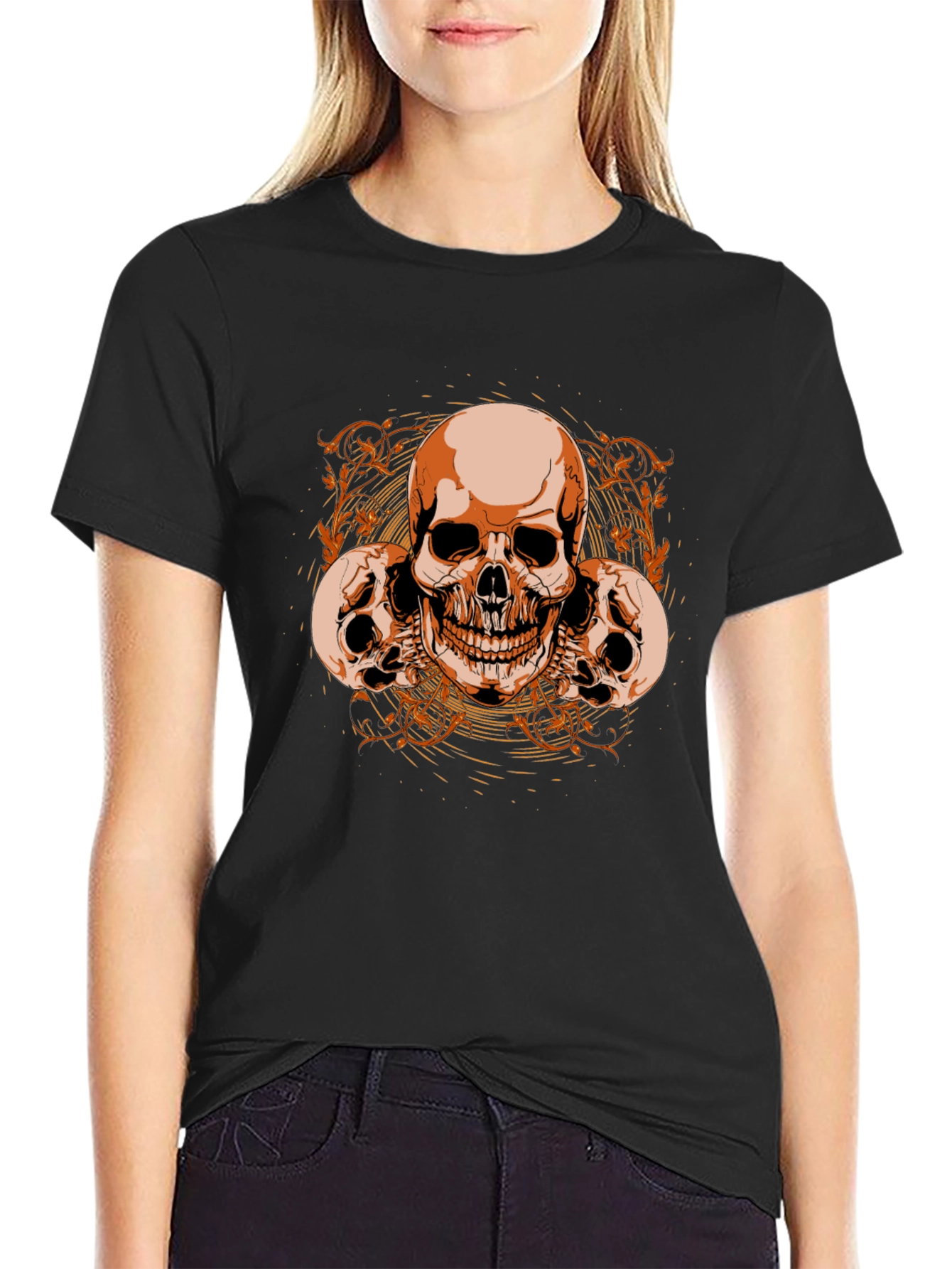 Skull Graphic Tee - Mens Fashion T-Shirt