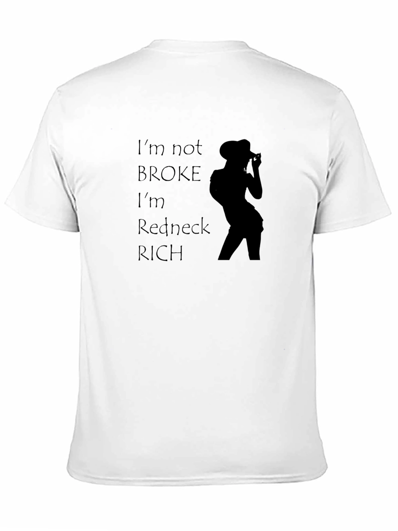 Redneck Rich Graphic Tee - Black T-Shirt