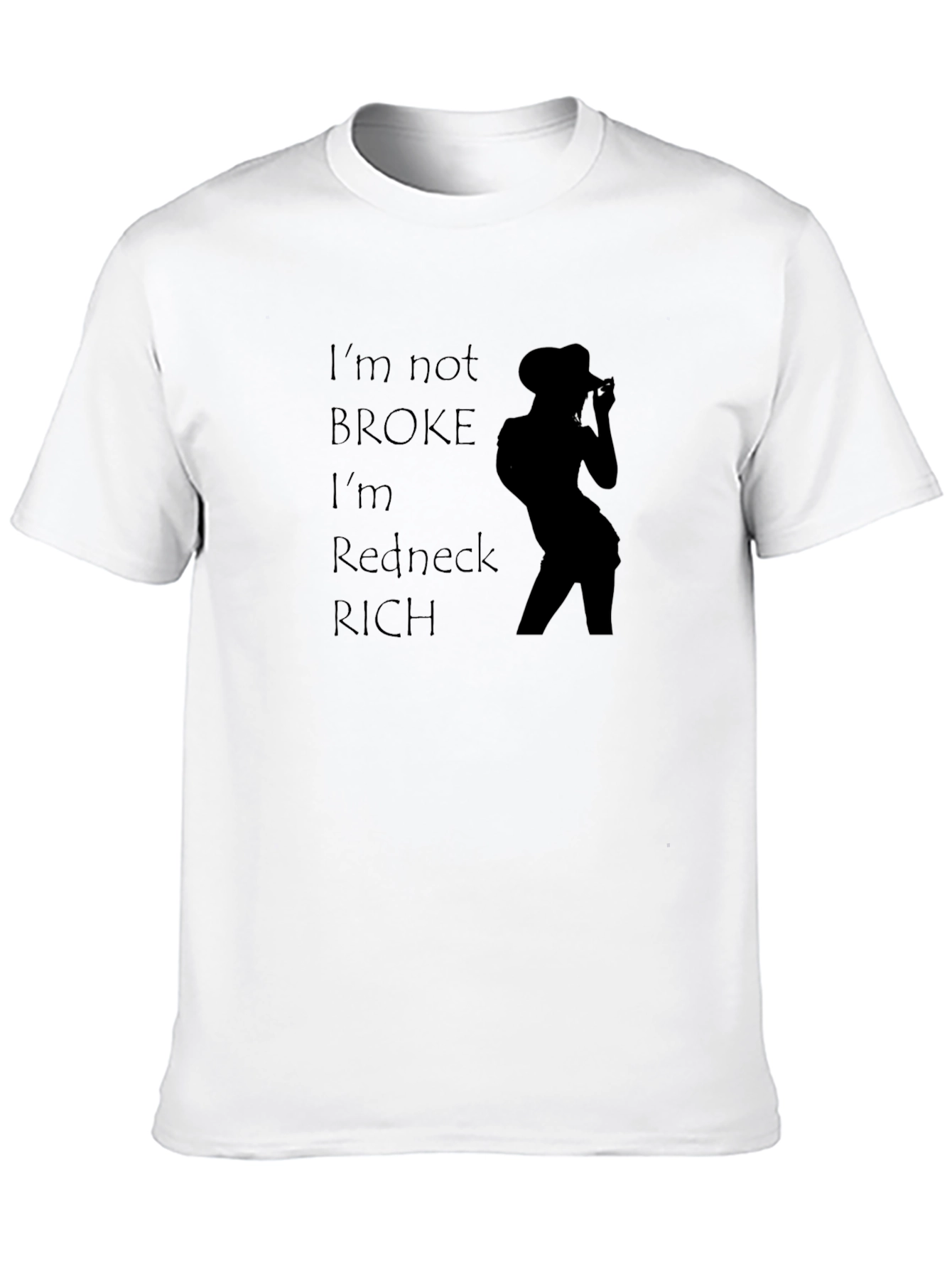 Redneck Rich Graphic Tee - Black T-Shirt