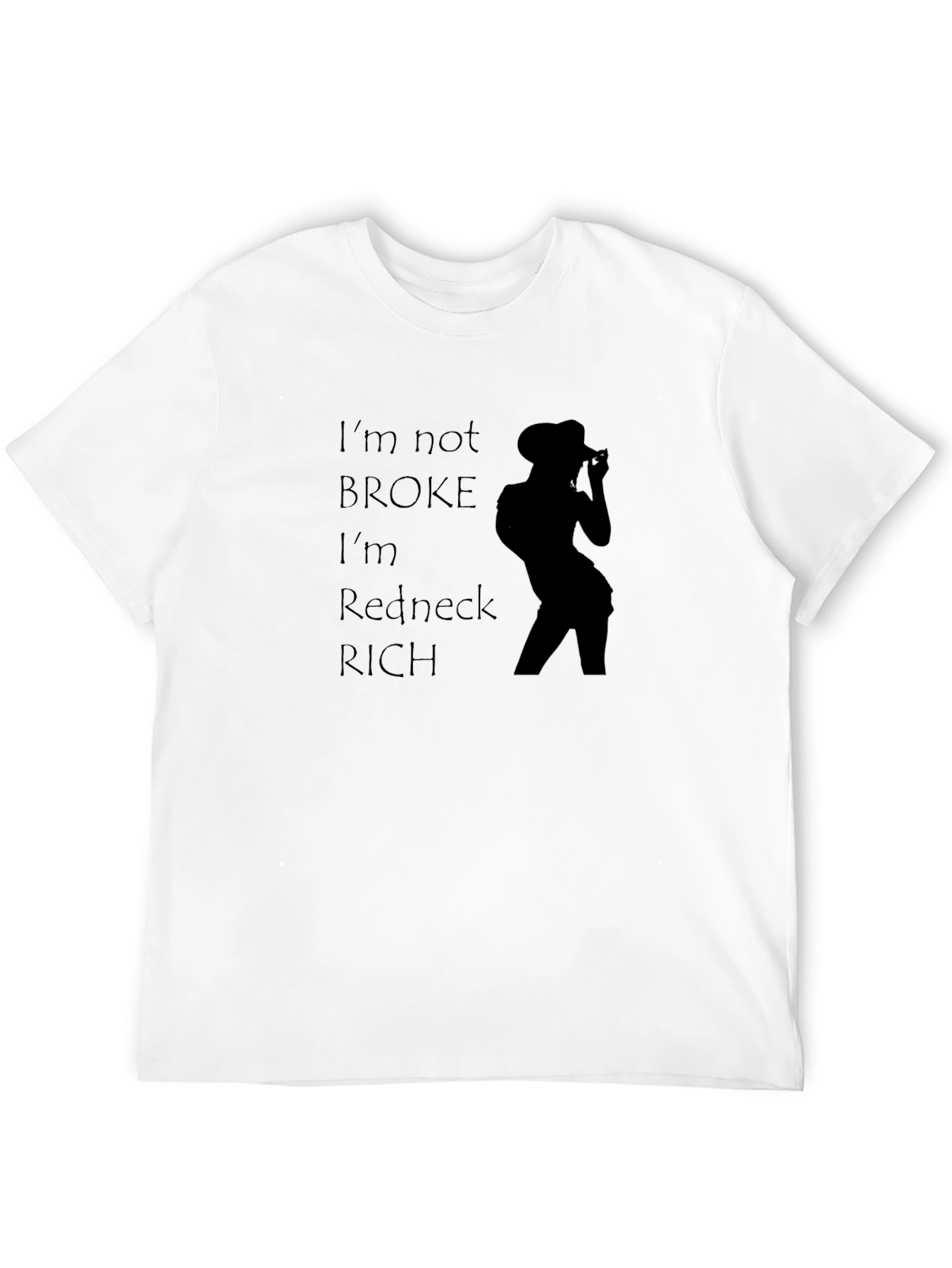 Redneck Rich Graphic Tee - Black T-Shirt