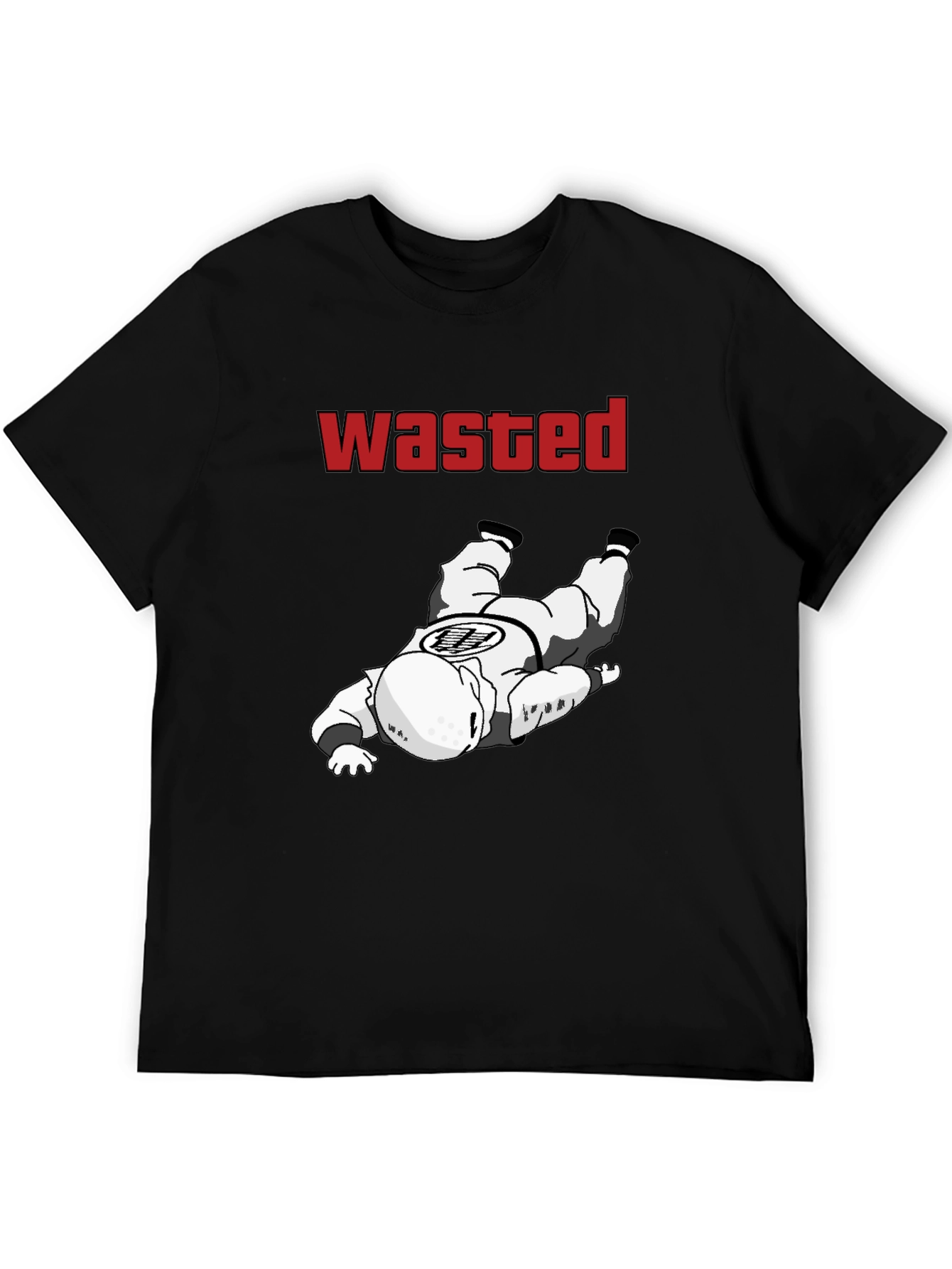 Wasted Goku Funny Graphic Tee - Black