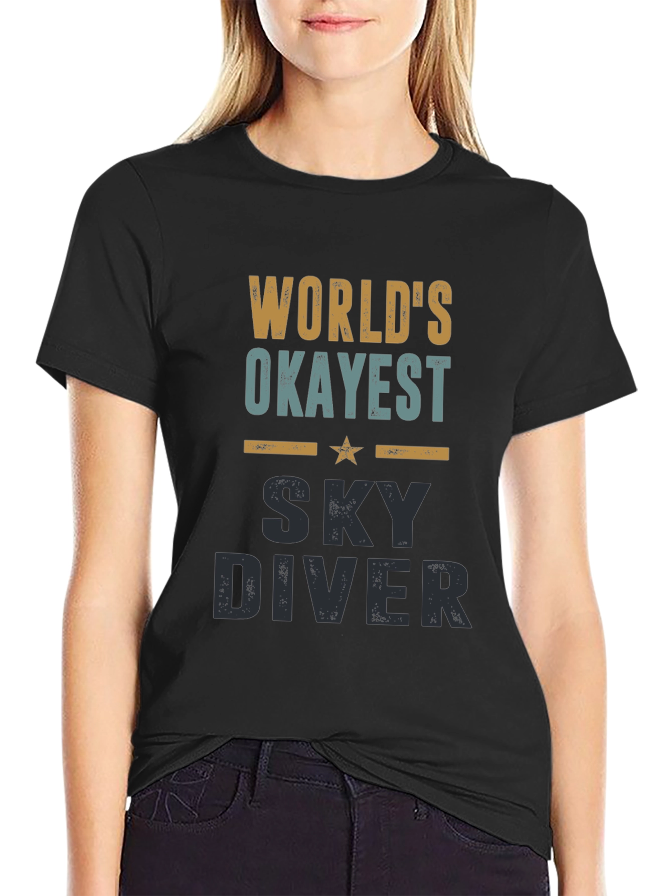 Worlds Okayest Sky Diver T-Shirt