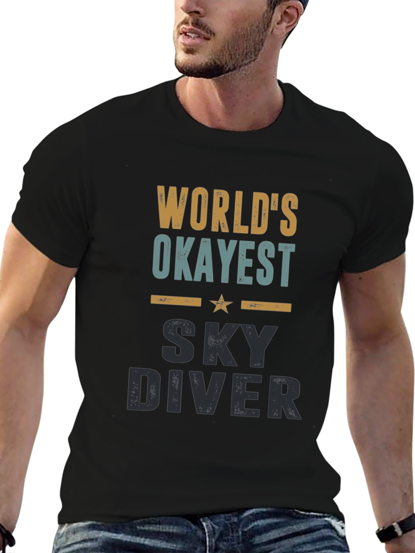 Worlds Okayest Sky Diver T-Shirt