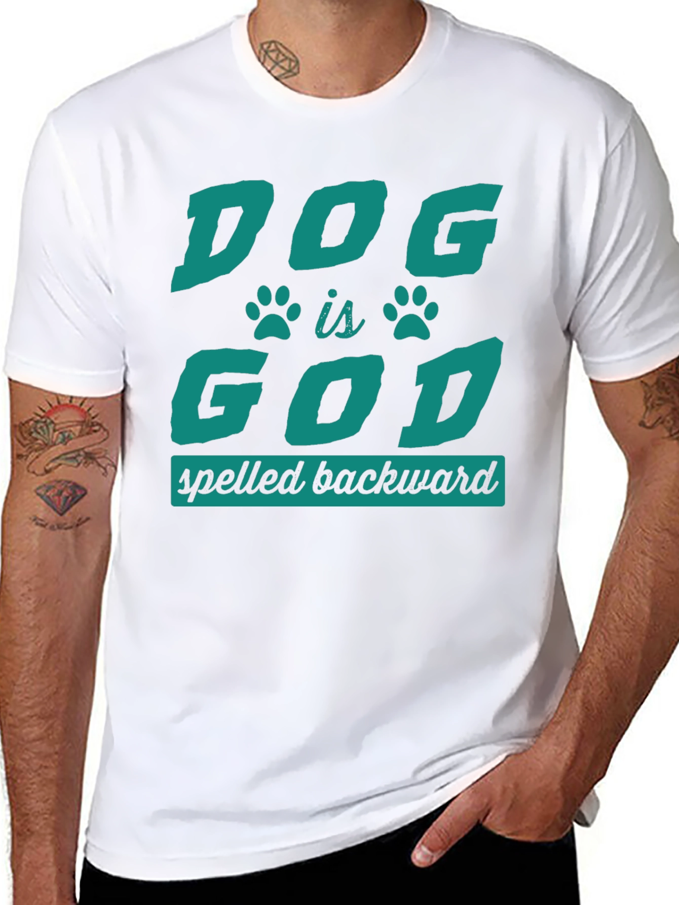 Dog is God T-Shirt - Funny Pet Lover Tee
