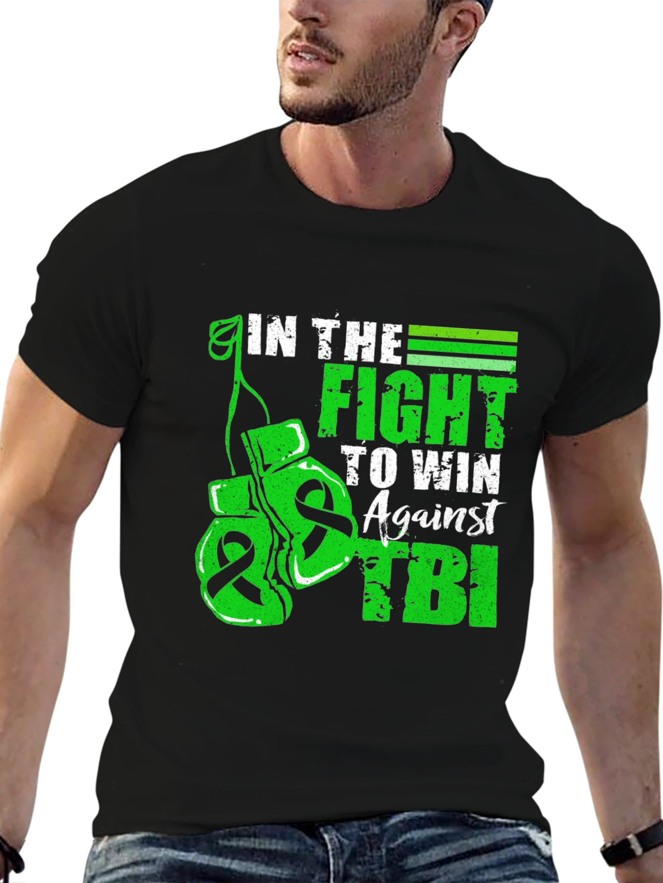 In The Fight TBI Awareness Graphic Tee
