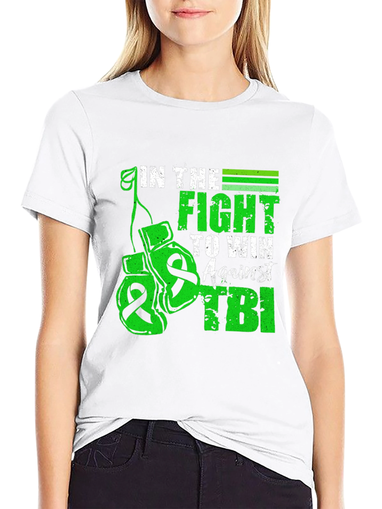 In The Fight TBI Awareness Graphic Tee