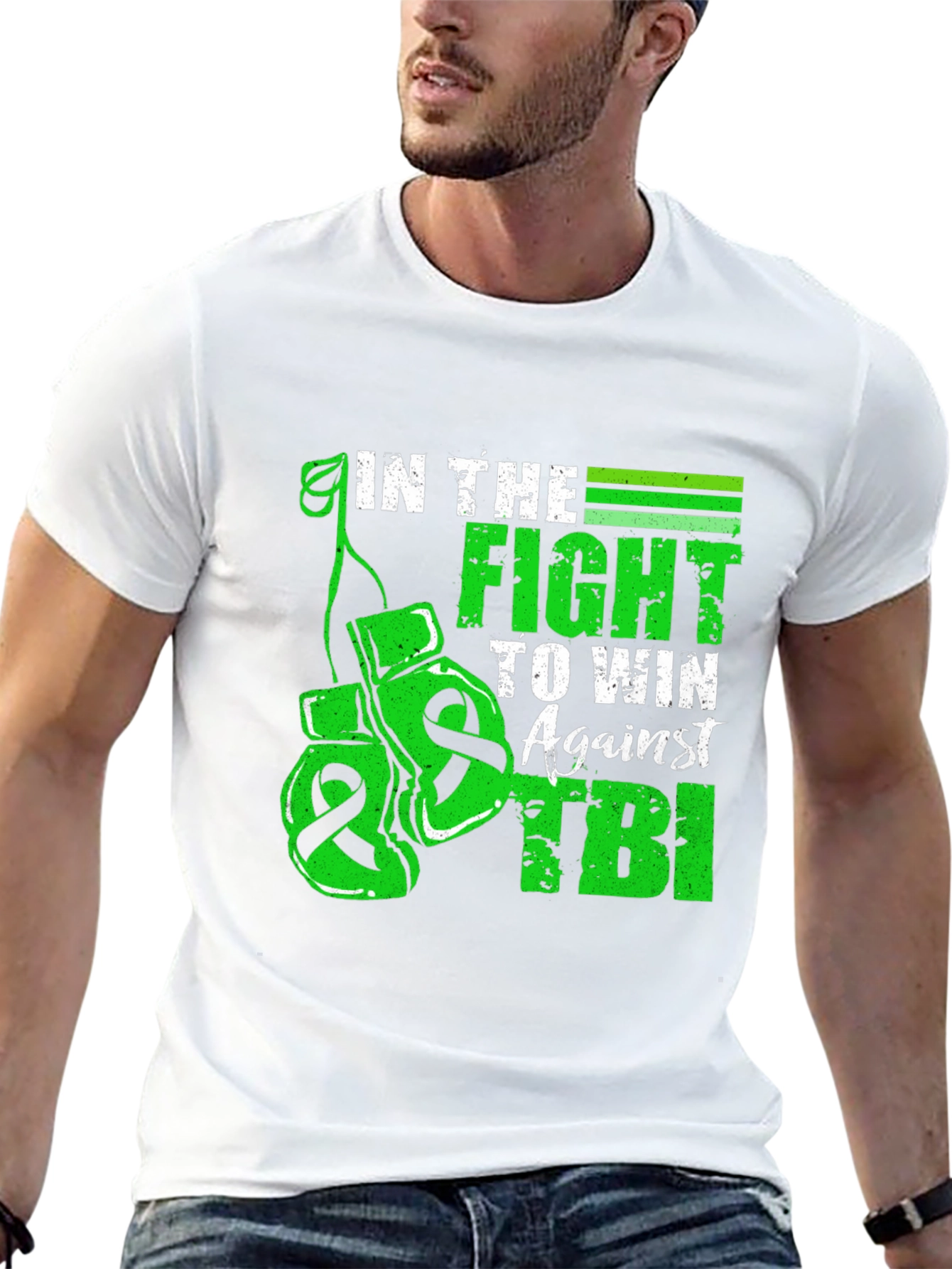 In The Fight TBI Awareness Graphic Tee