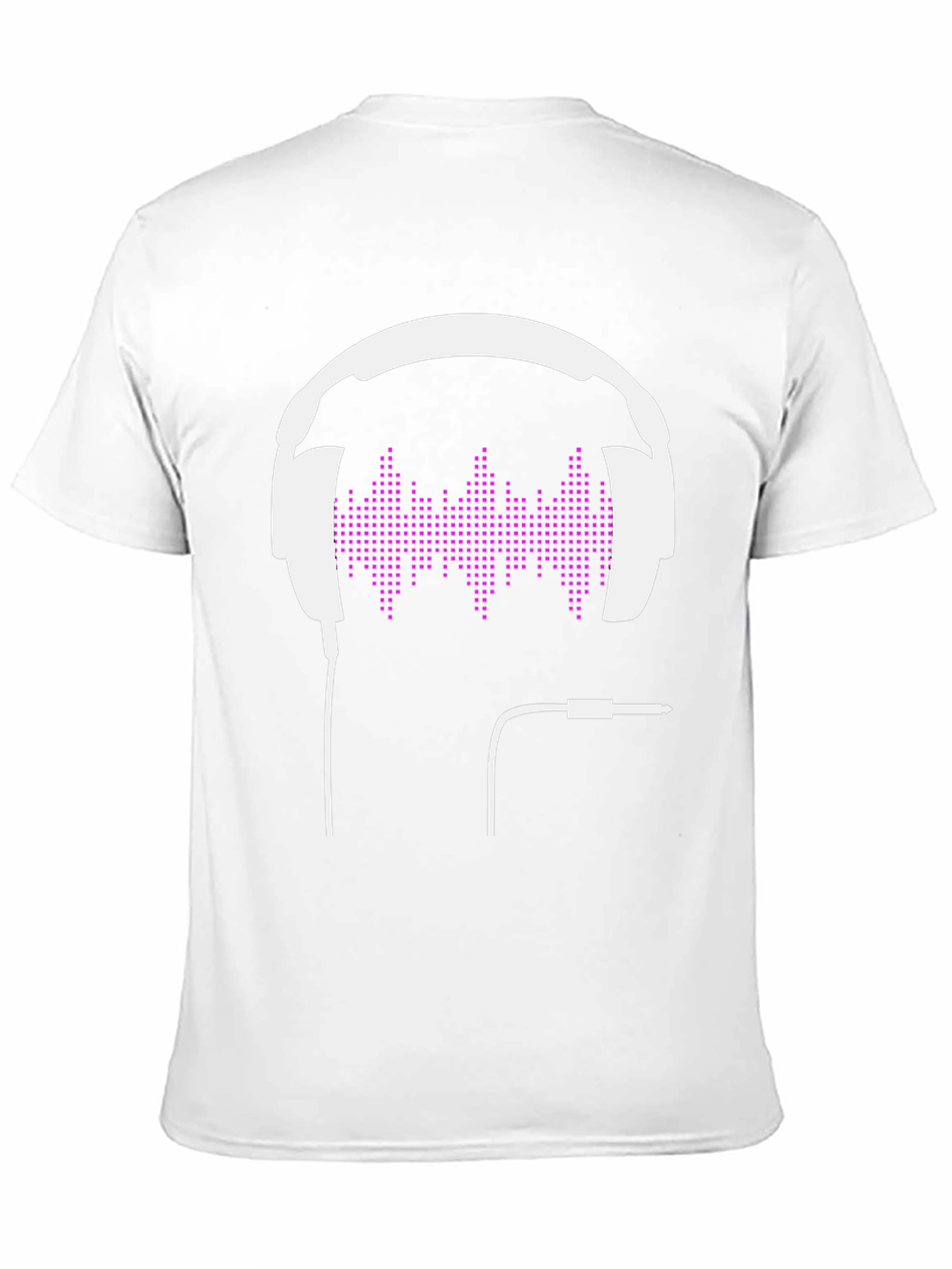 Headphone Graphic T-Shirt - Modern Music Lover Tee