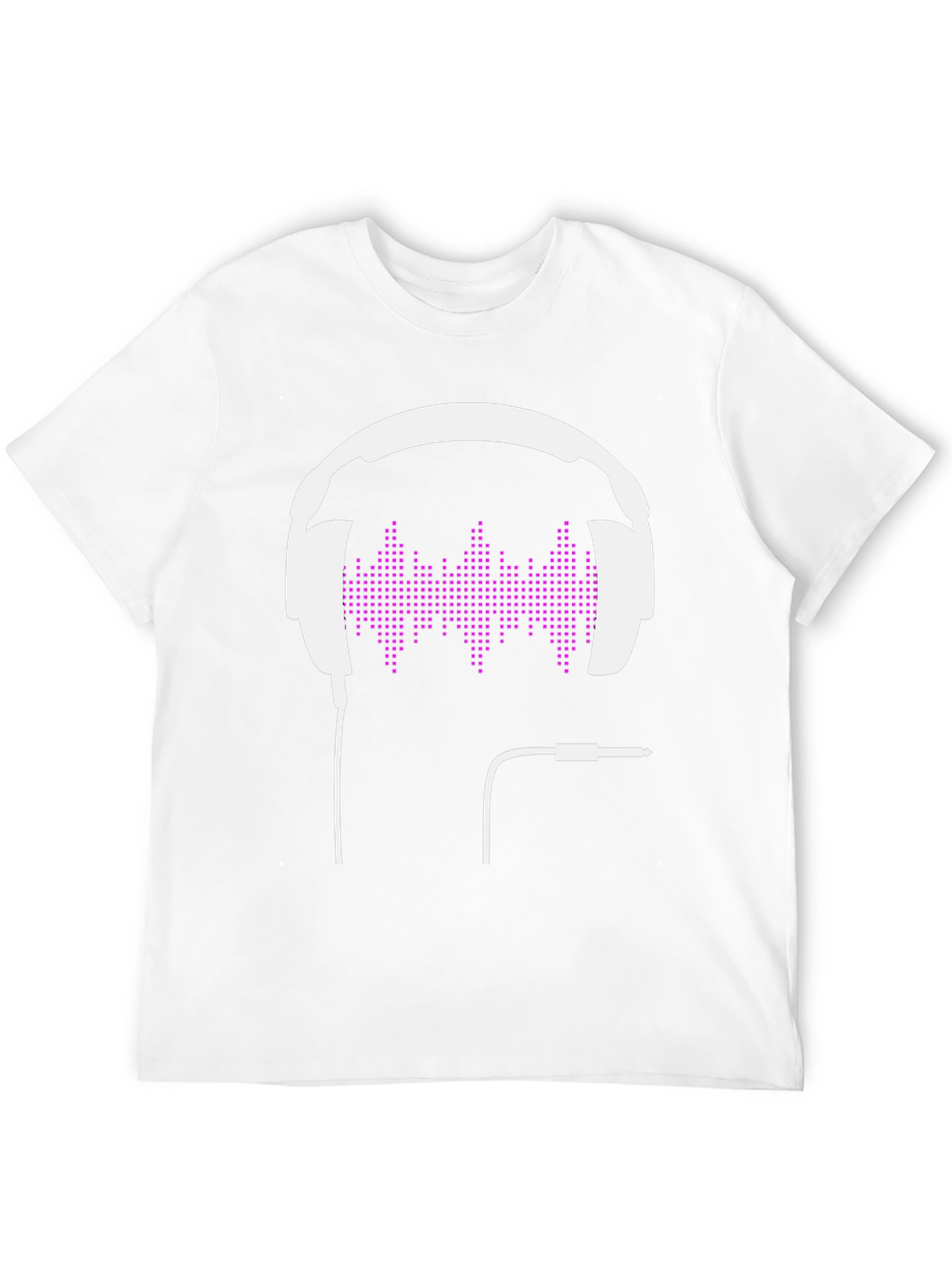 Headphone Graphic T-Shirt - Modern Music Lover Tee
