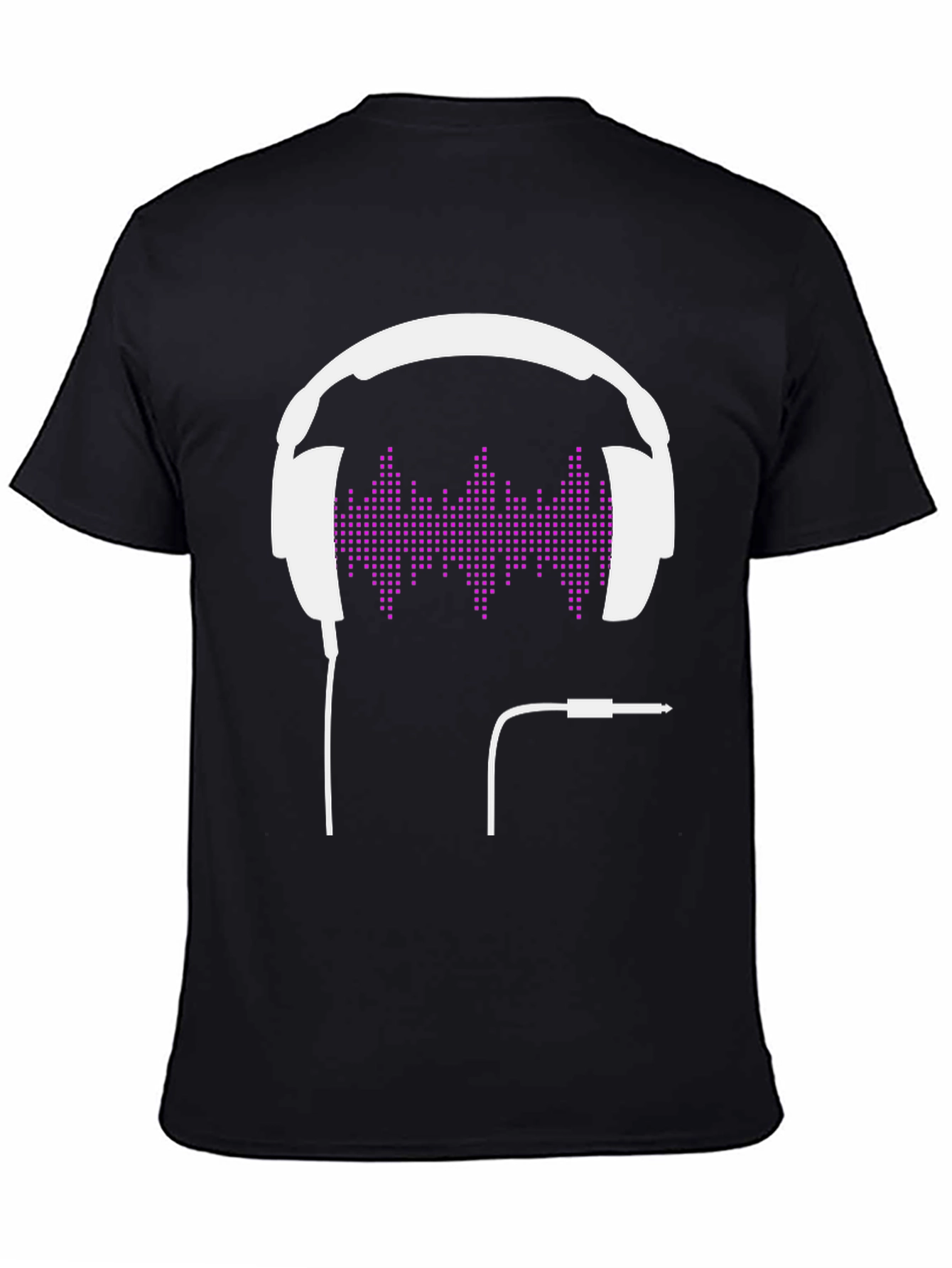 Headphone Graphic T-Shirt - Modern Music Lover Tee
